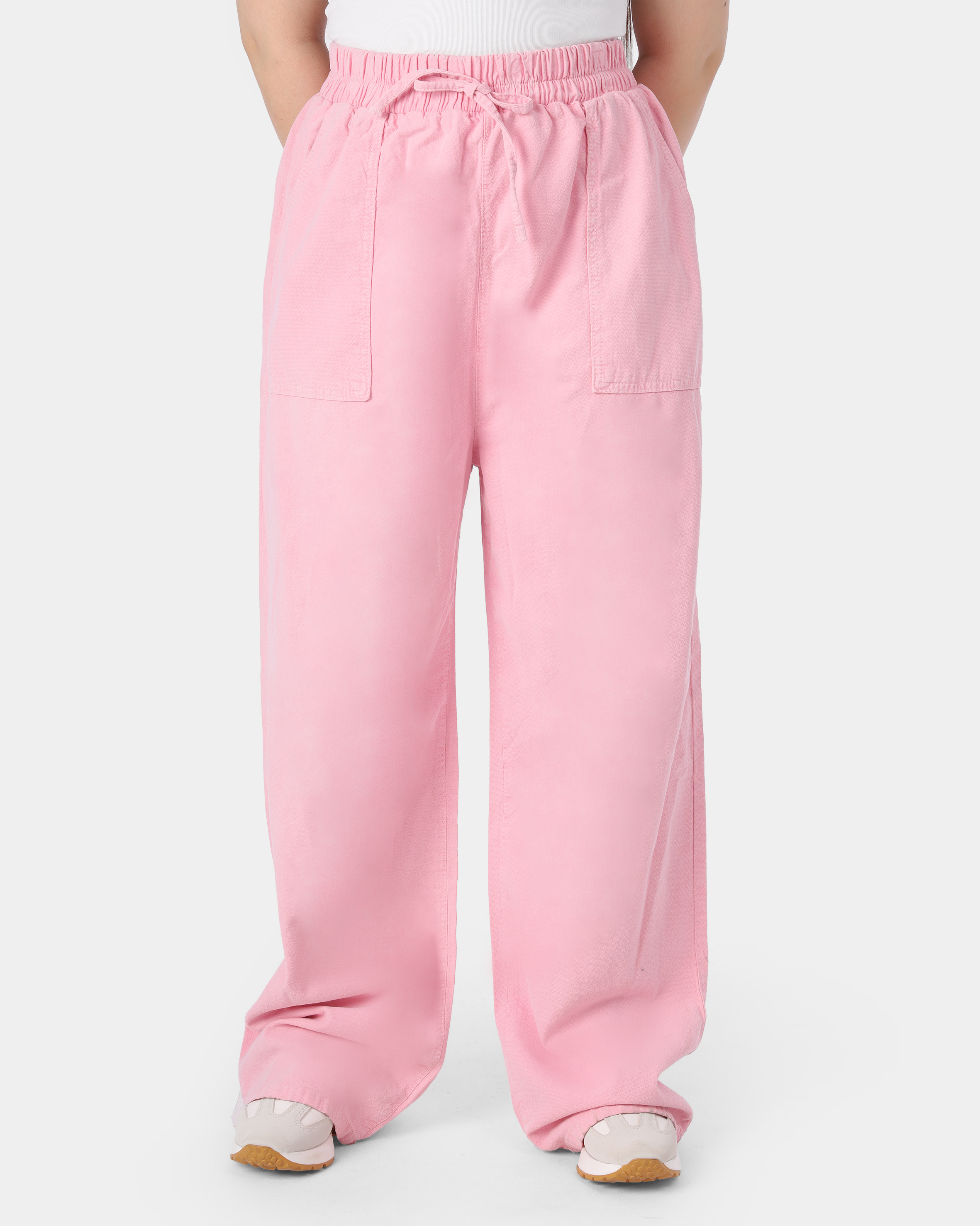 Wide Leg Gabardine Trousers 10061326