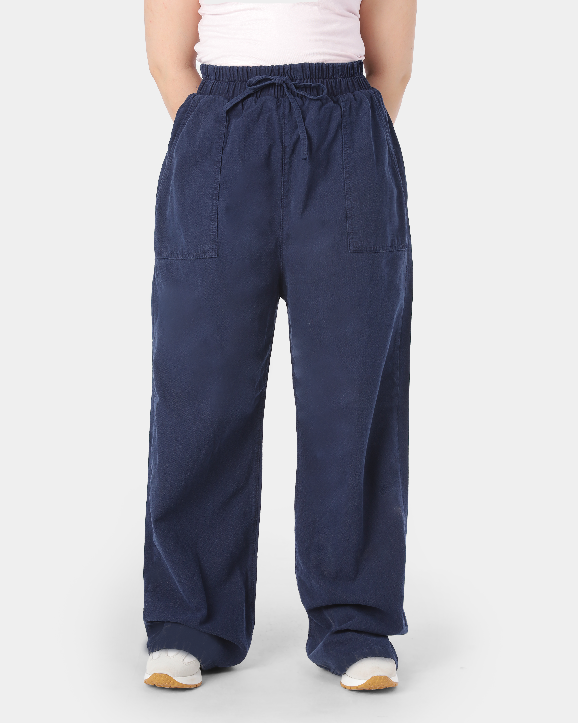 Wide Leg Gabardine Trousers 10061326