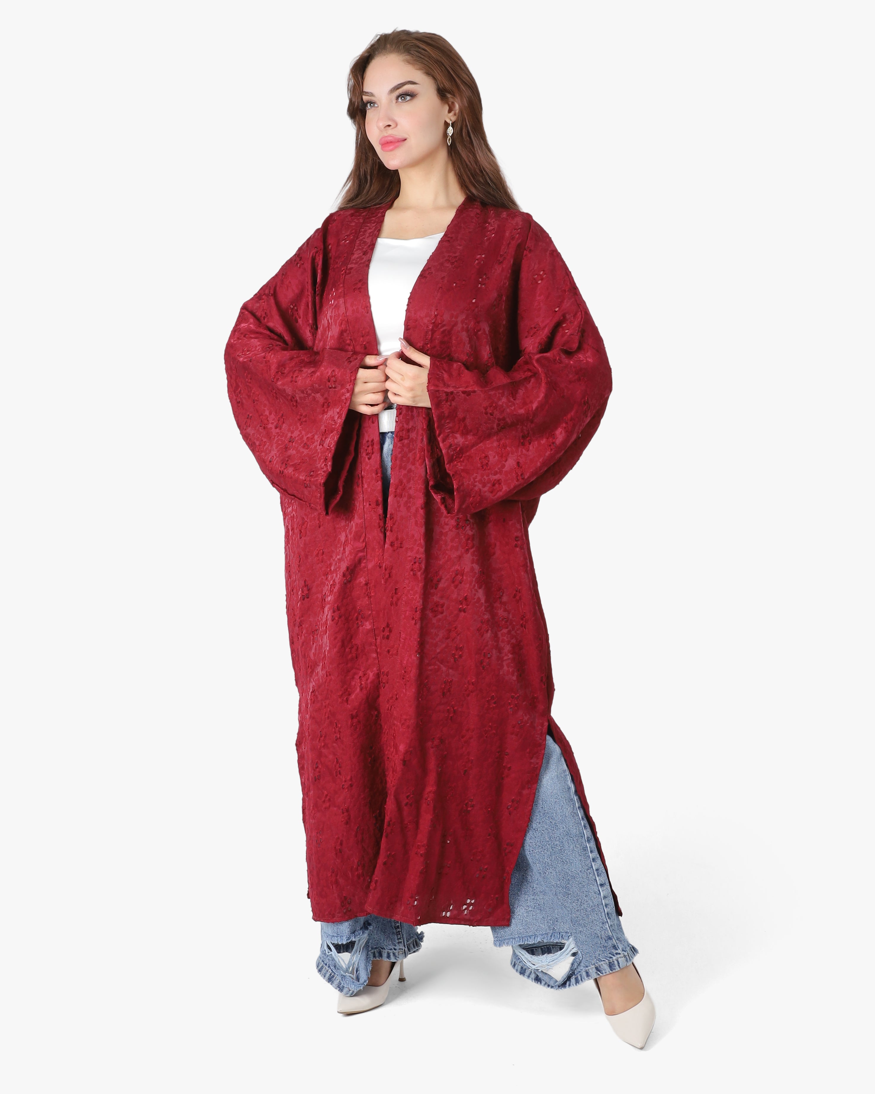 Long Open-Front Cardigan 10108530