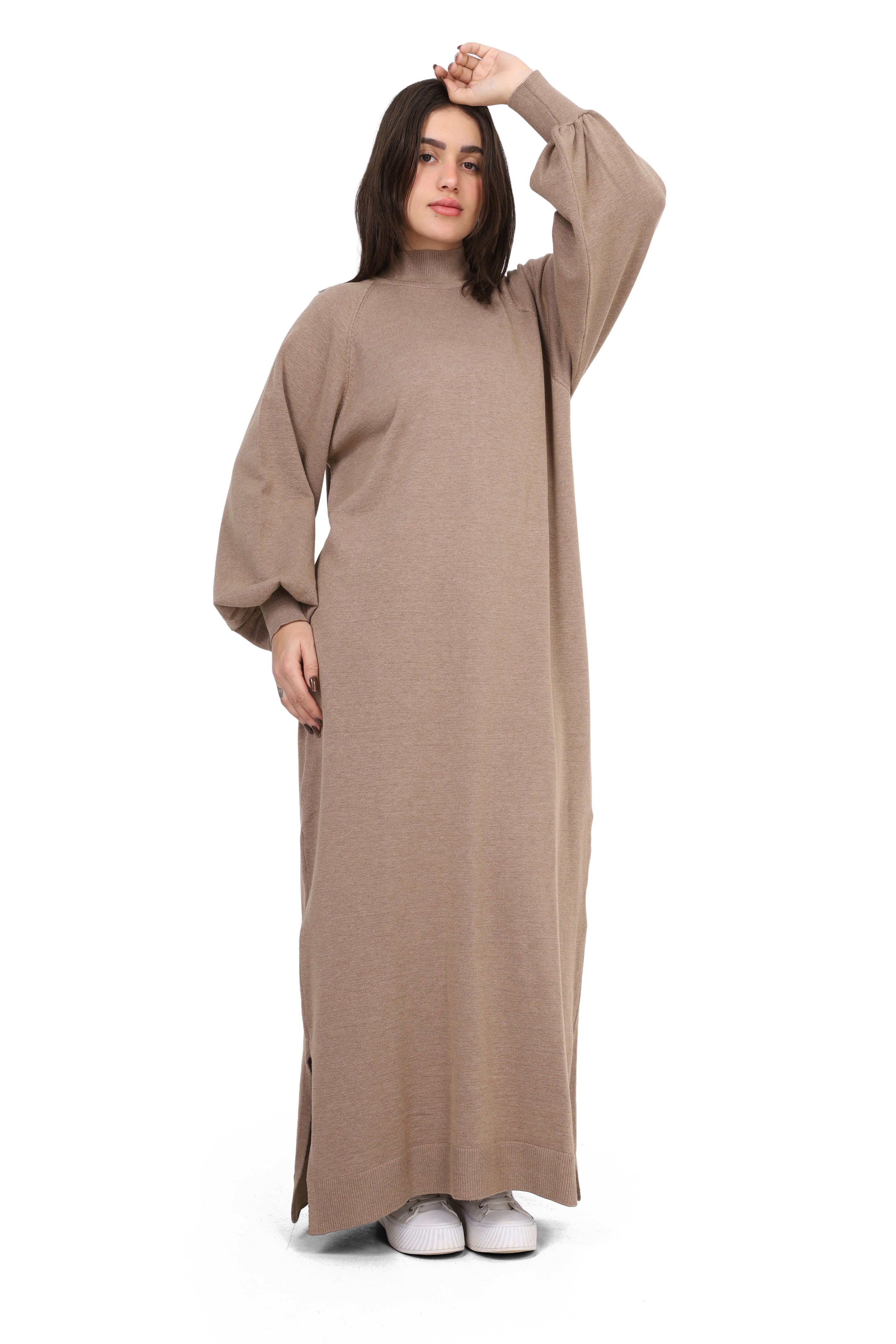 Maxi Dress with Wide Sleeves 17221031