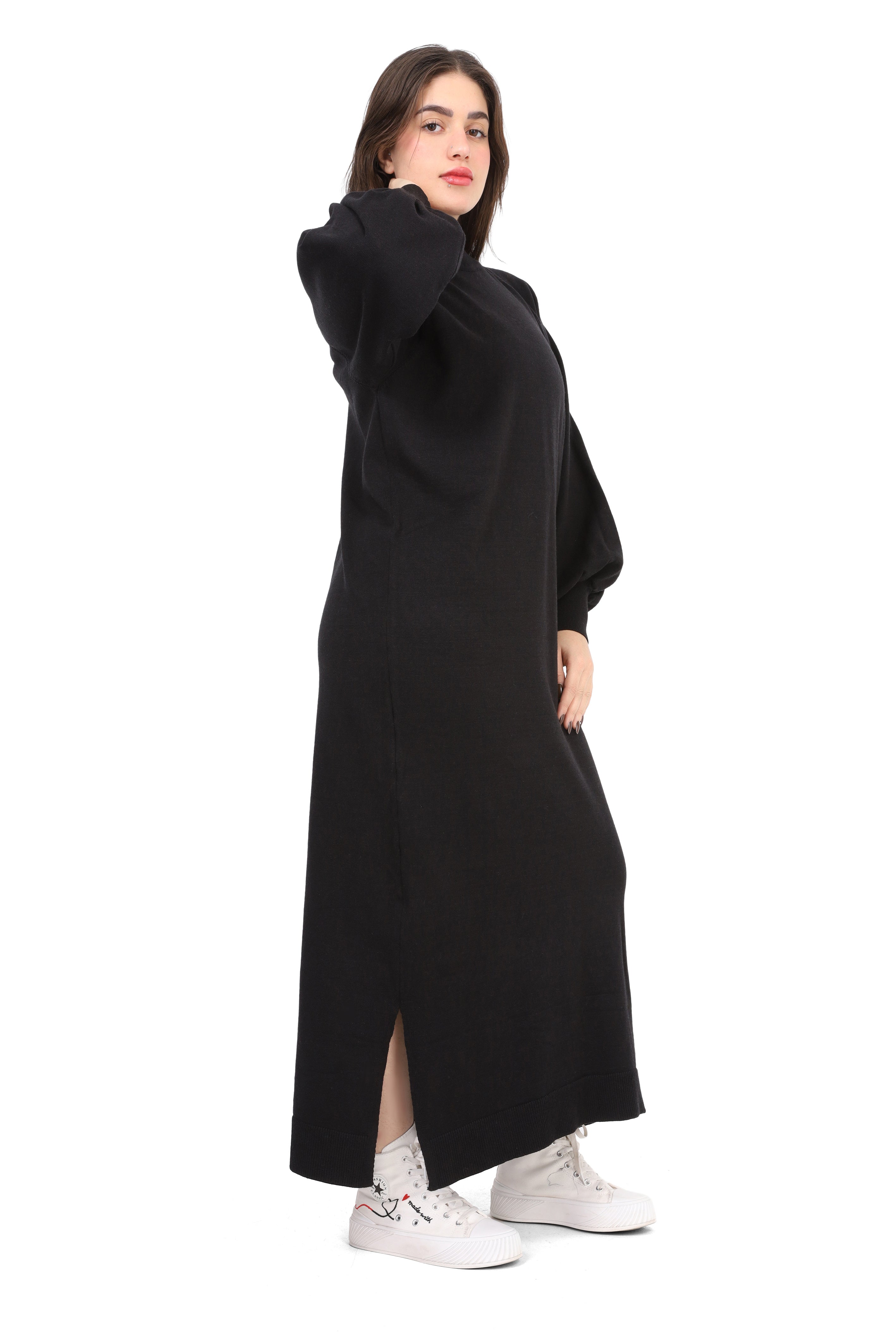 Maxi Dress with Wide Sleeves 17221031