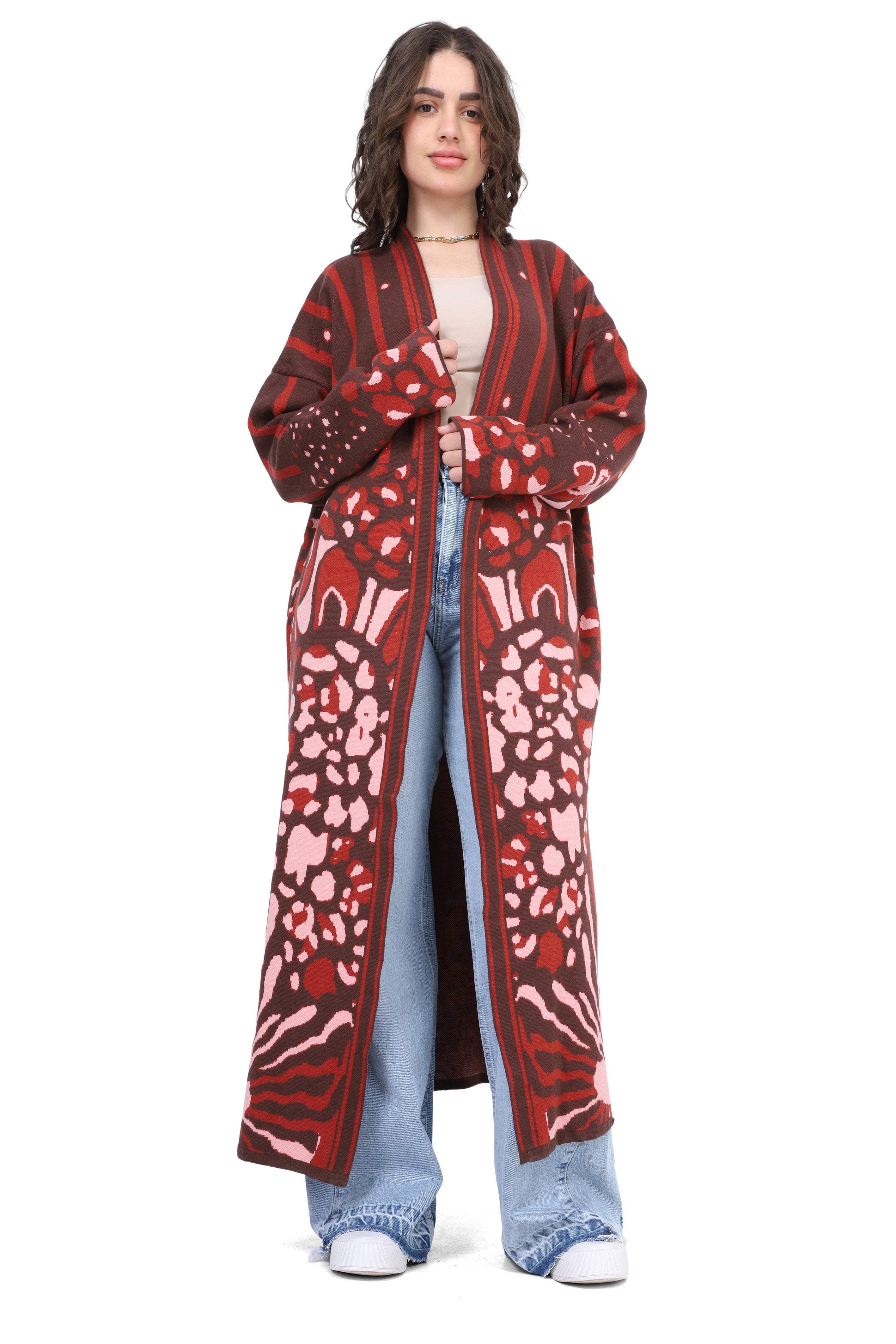 Boho Printed Long Cardigan 17504032