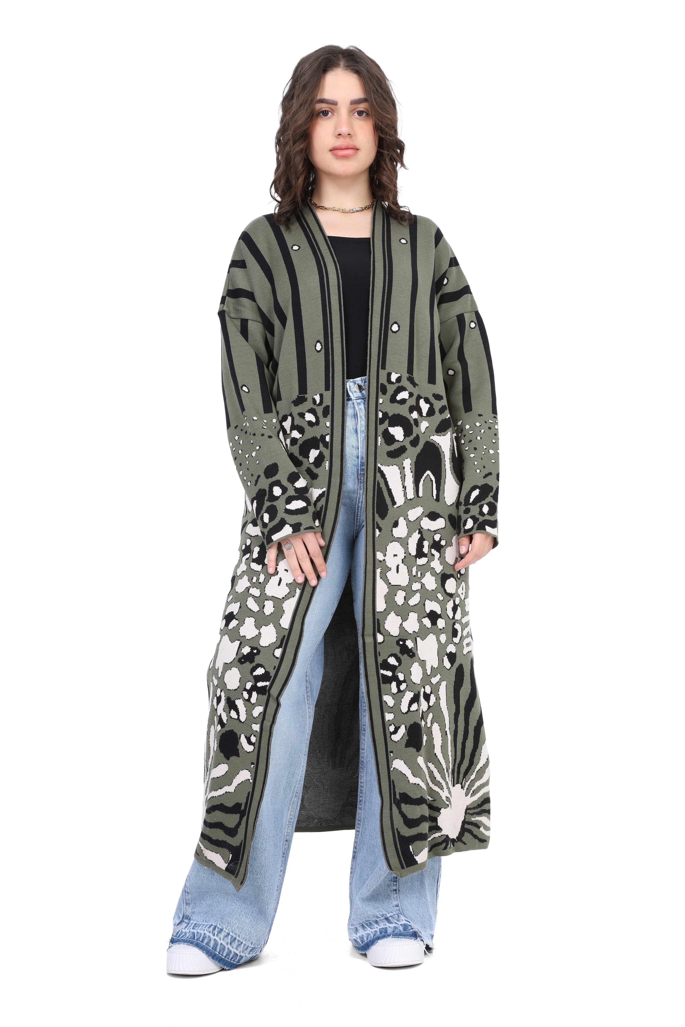 Boho Printed Long Cardigan 17504032