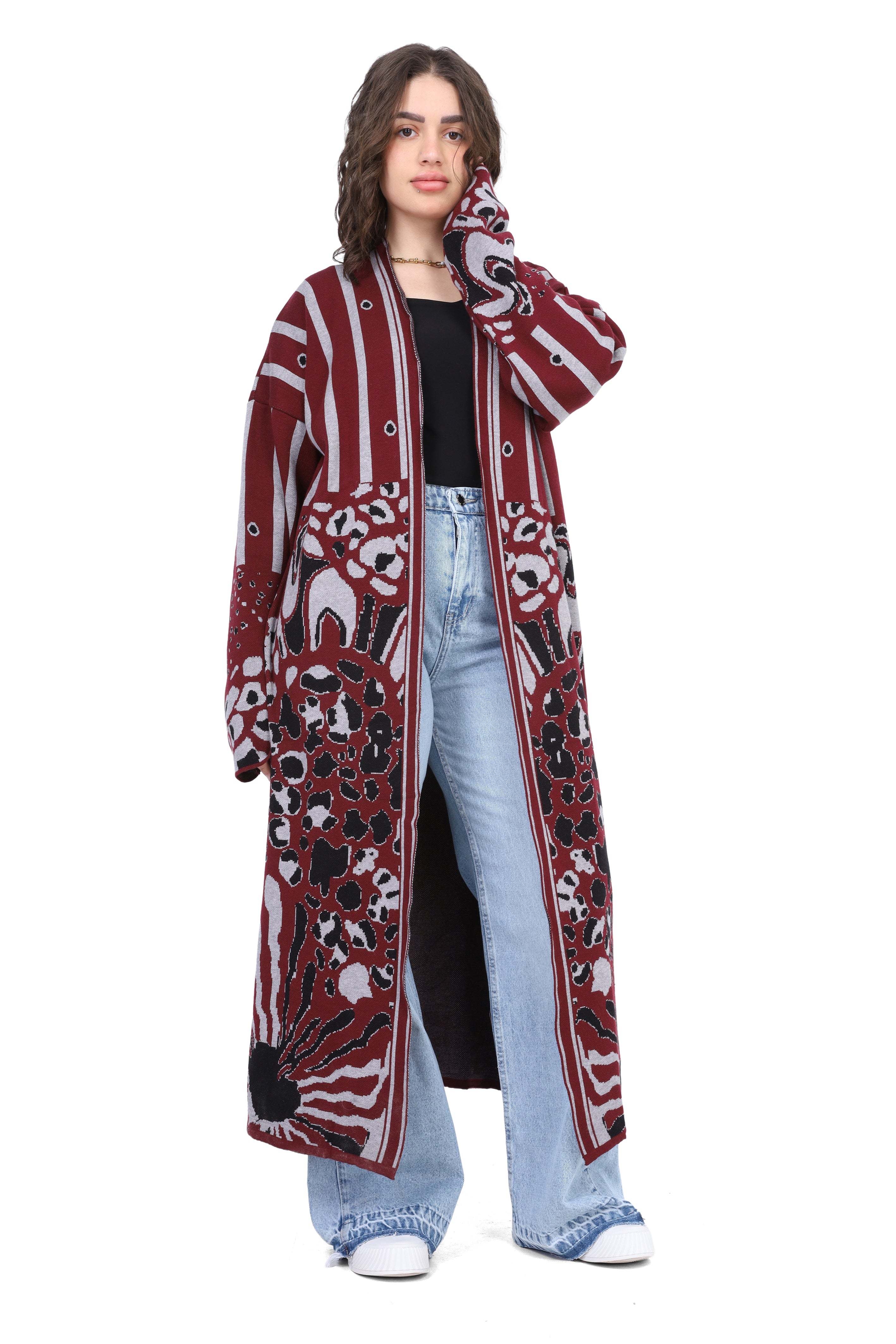 Boho Printed Long Cardigan 17504032