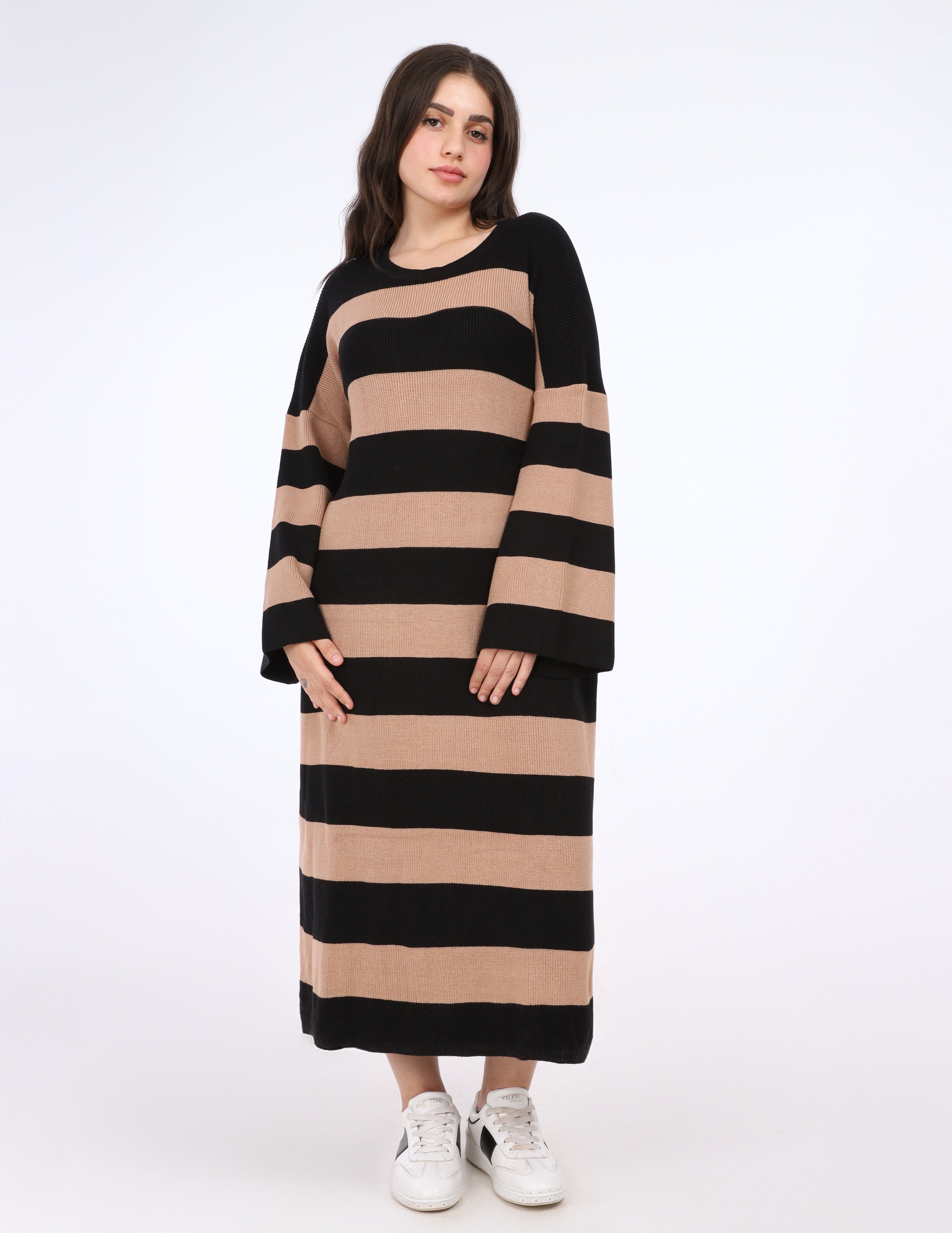Striped Tie Dress w16252695