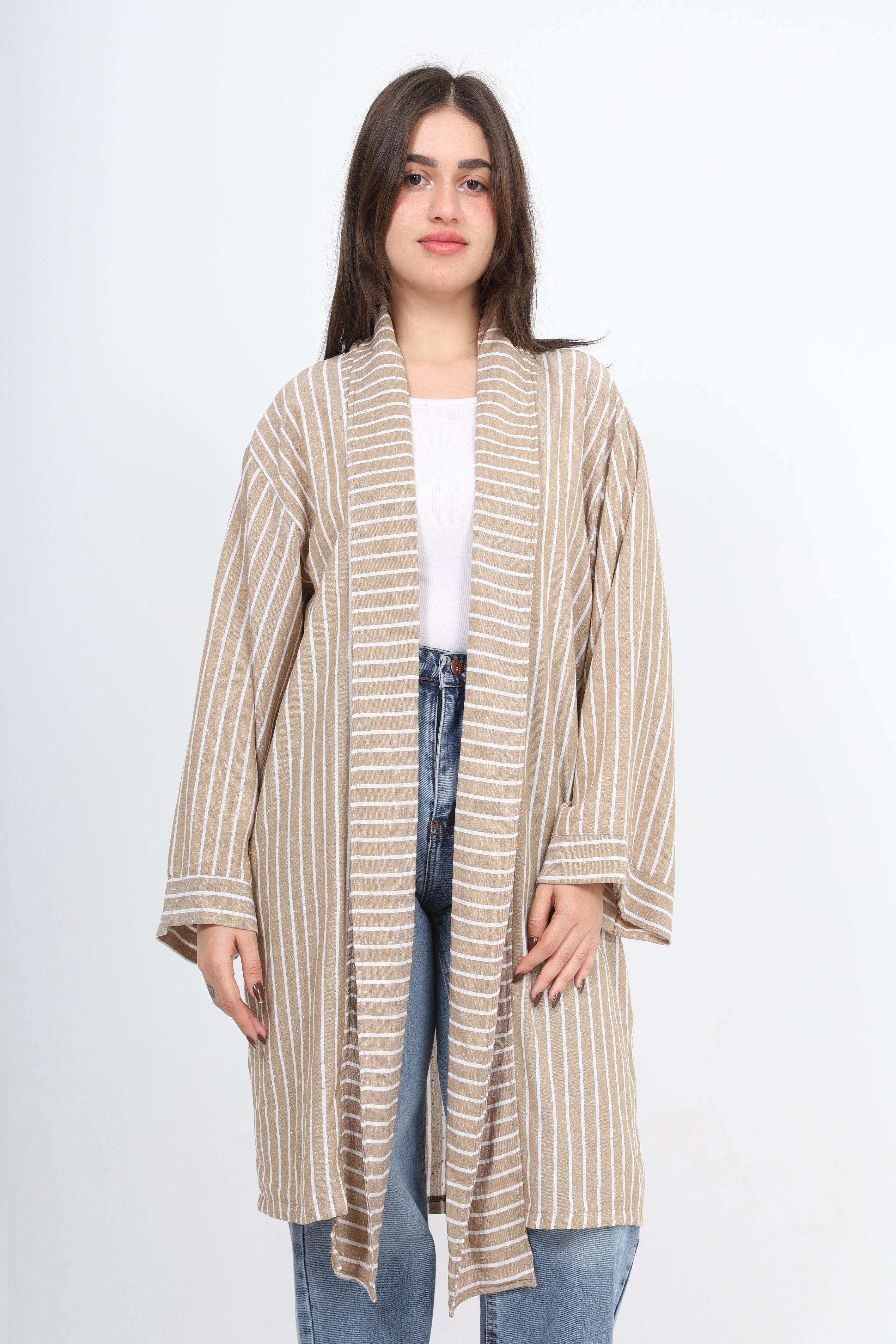 Glow Detail Striped Cardigan 2000/050/1