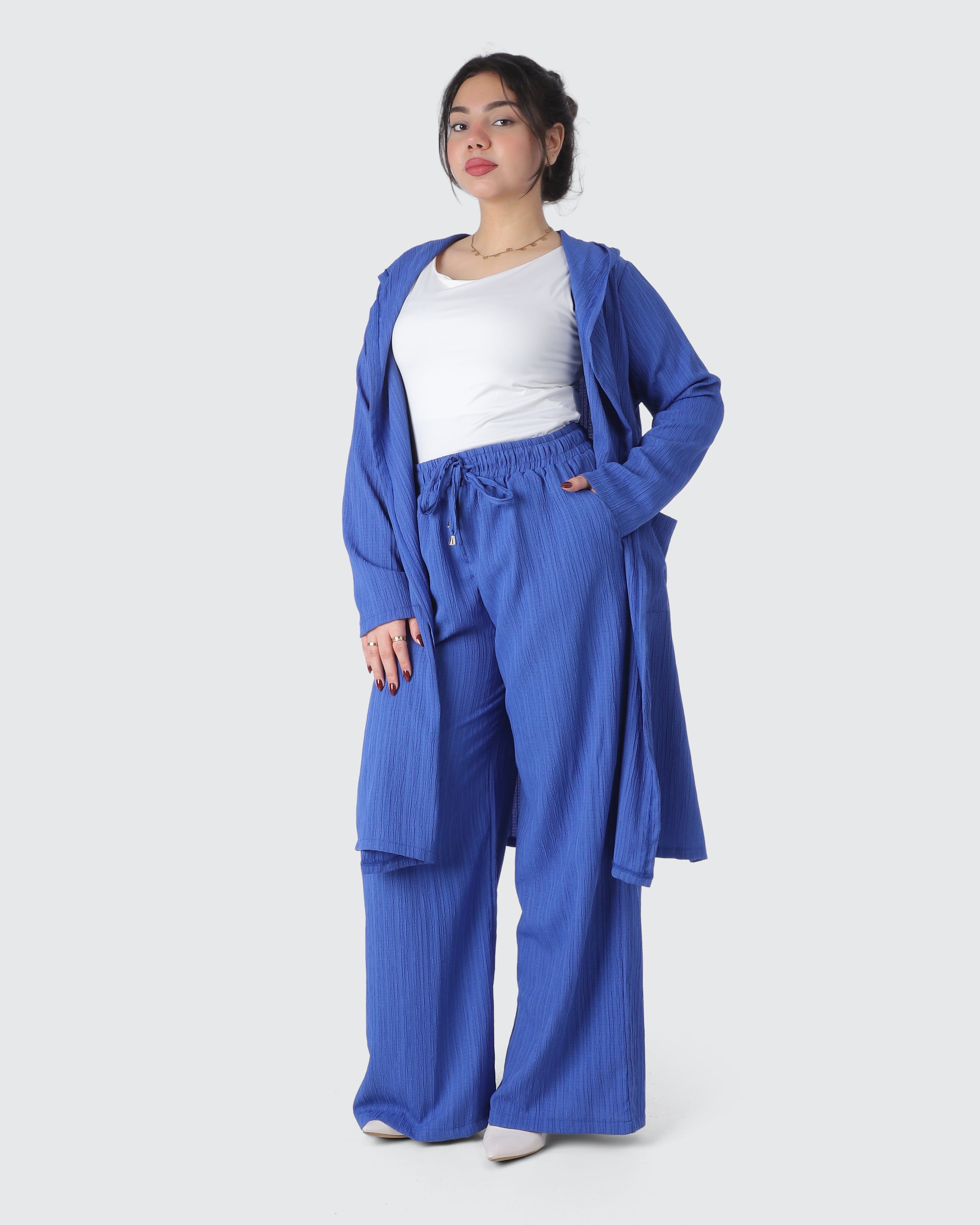 Relaxed Fit Elastic Waist Pants 2000/111/22