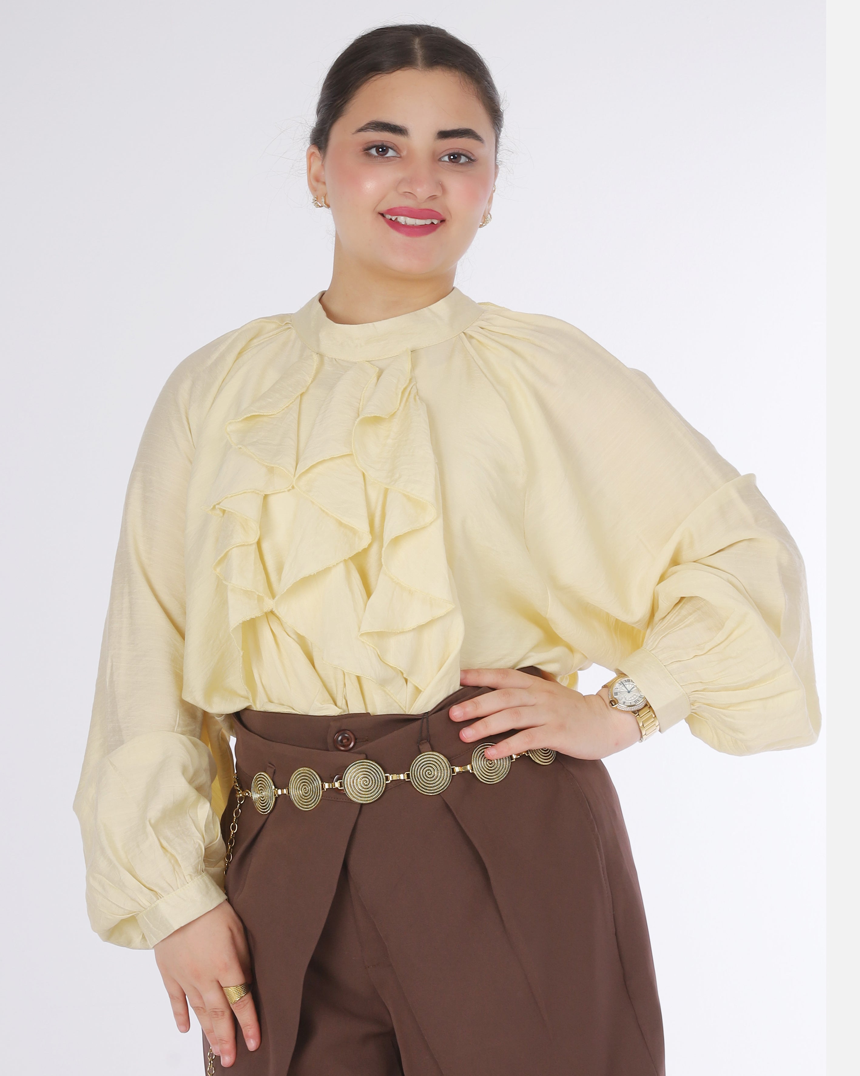 Elegant Ruffle Blouse 2000/092