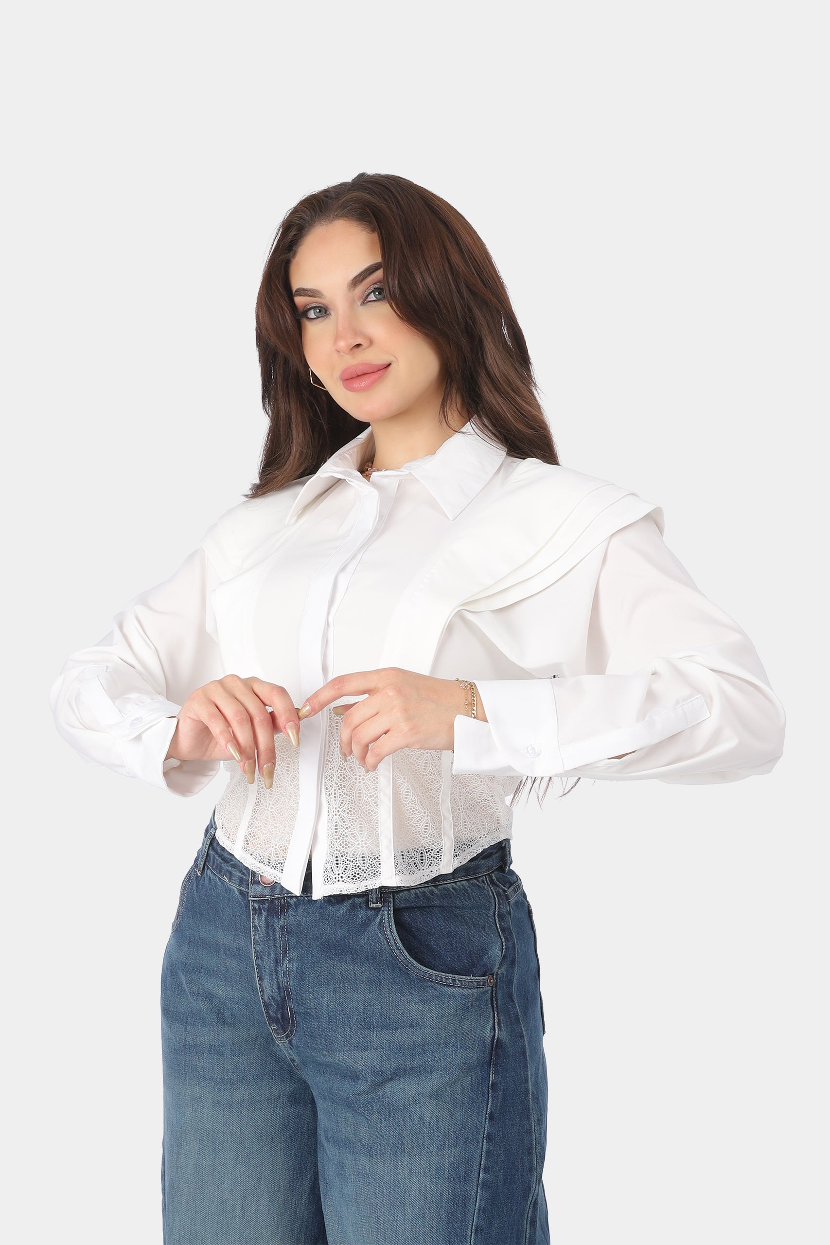 Ruffle Lace Blouse 2000/101