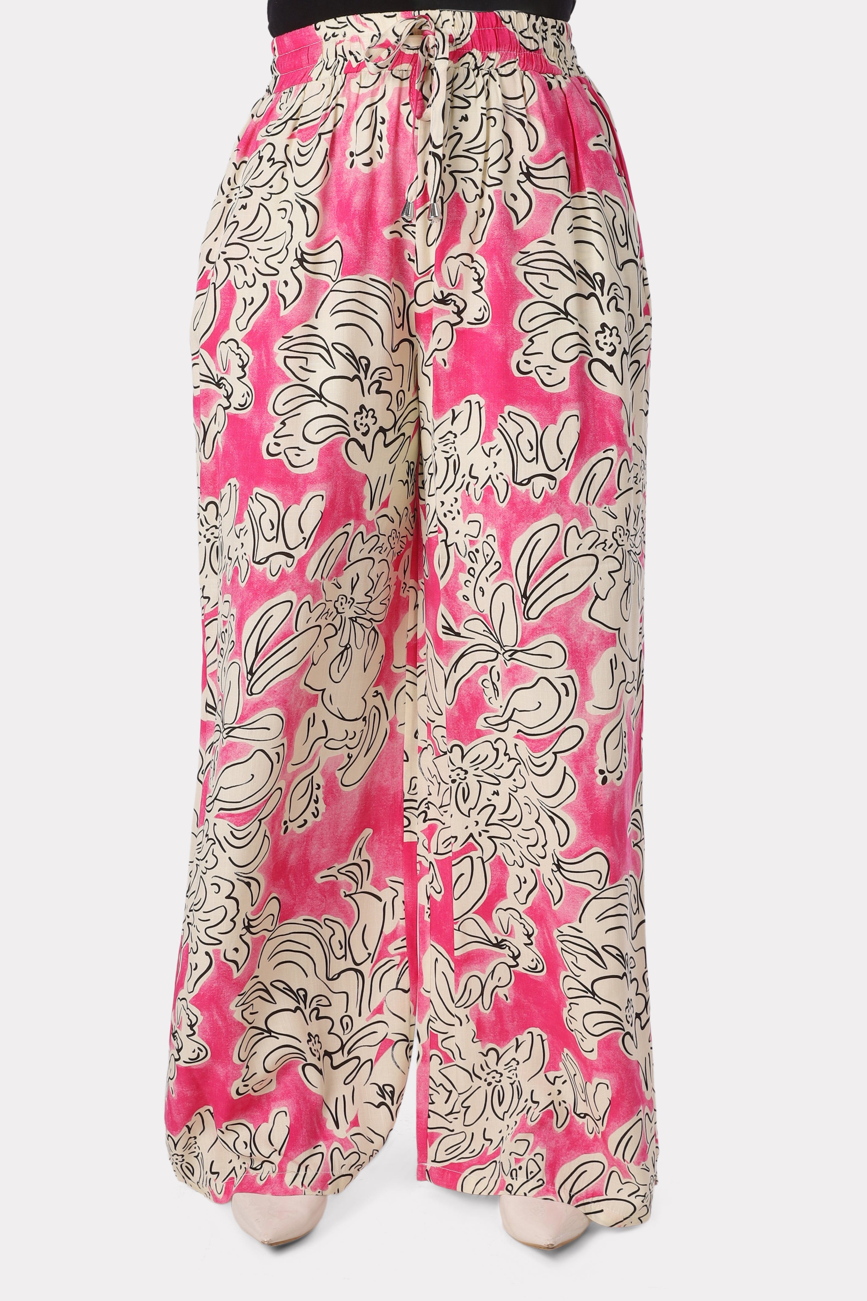 Floral Print Wide-Leg Pants 2000/111/24