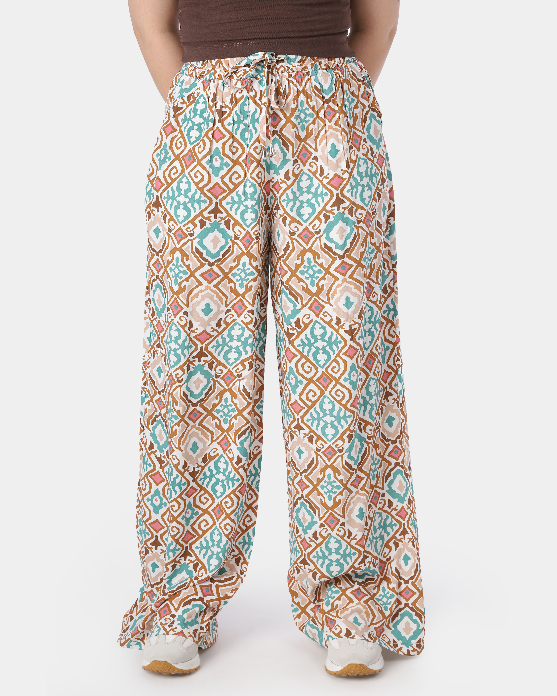 Printed Wide Leg Trousers 2000/111/9