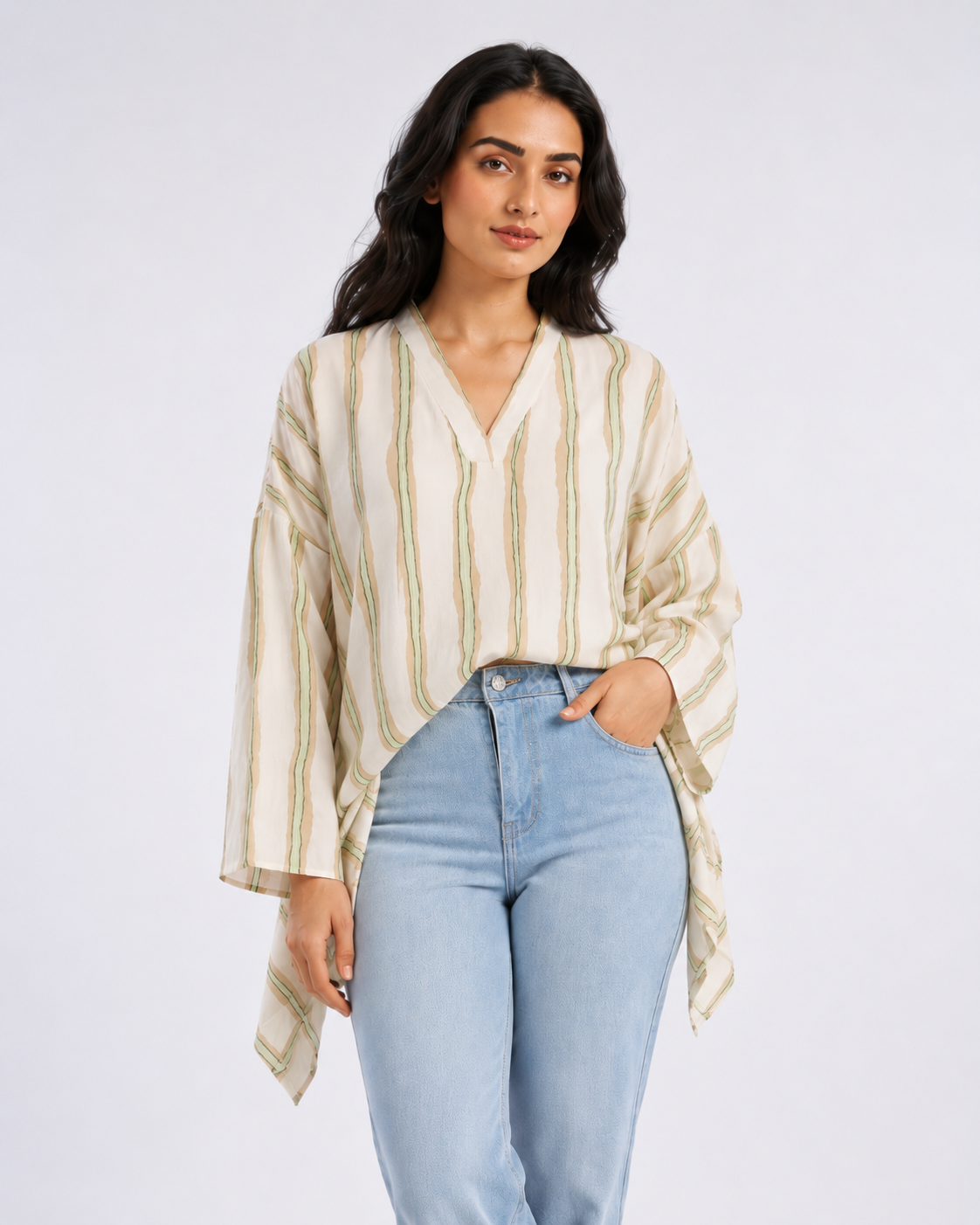 Relaxed Fit Oversized Blouse 2000/157