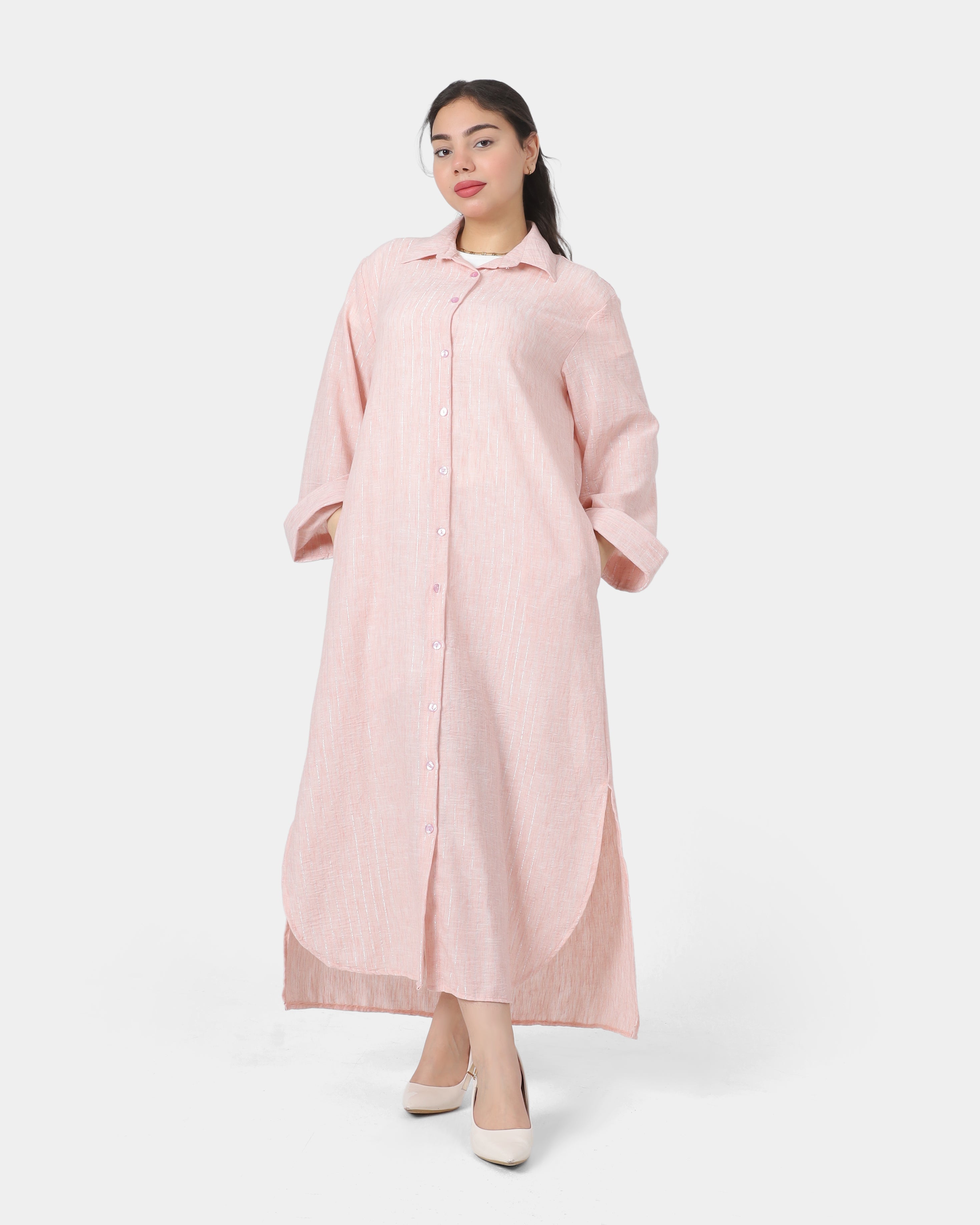 Button-Down Midi Shirt Dress 2000/209