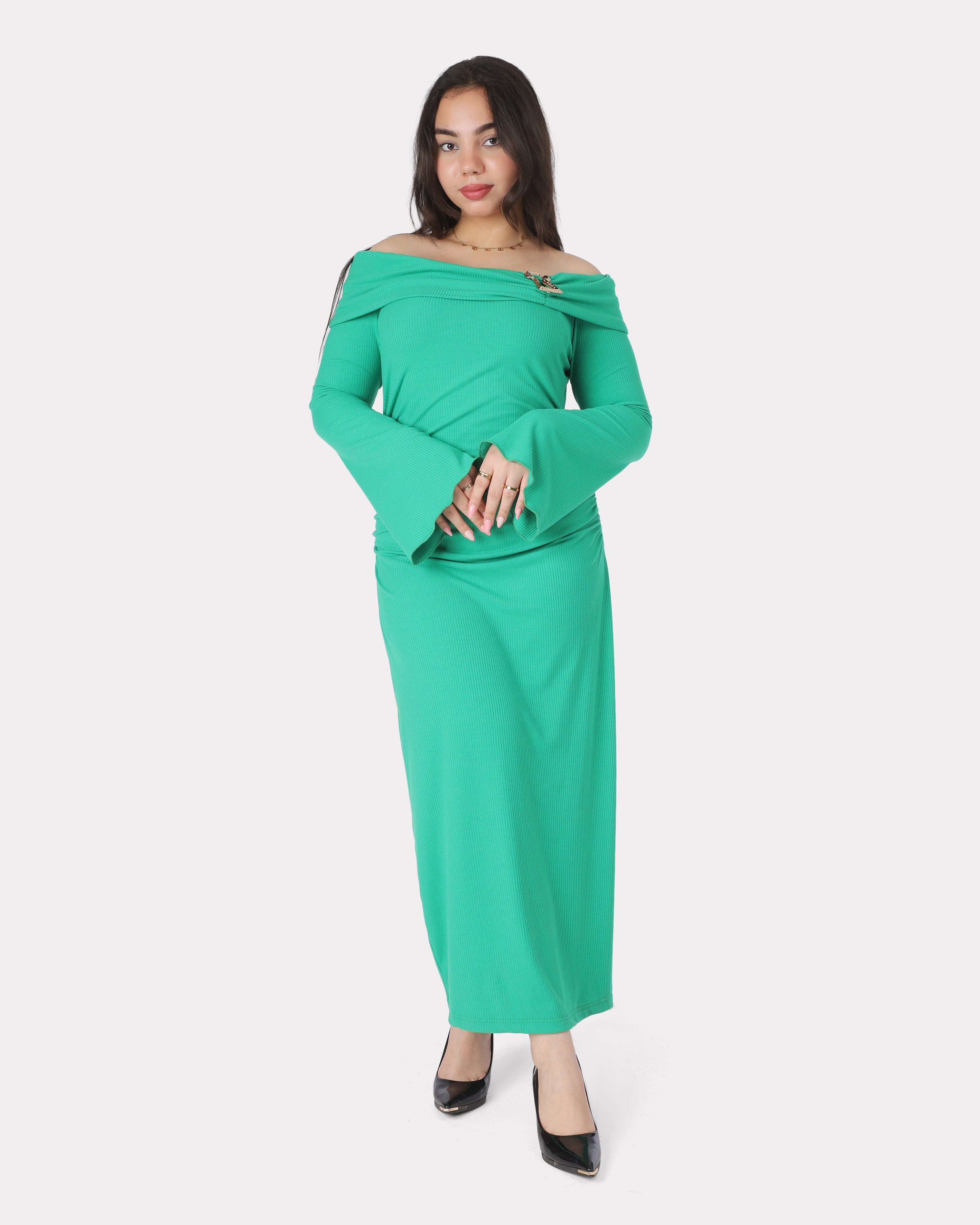 Off-Shoulder Bodycon Dress 2000/232