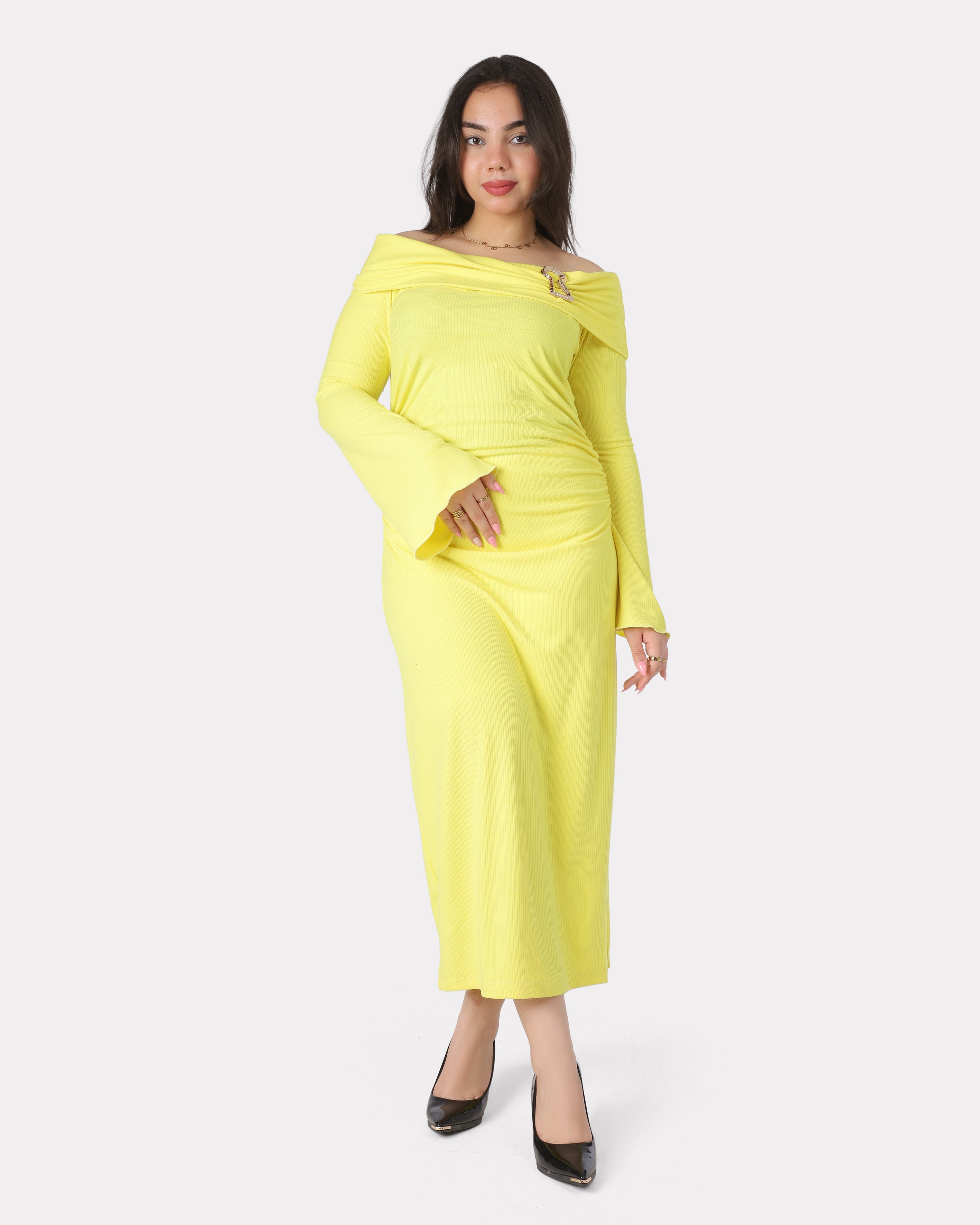 Off-Shoulder Bodycon Dress 2000/232