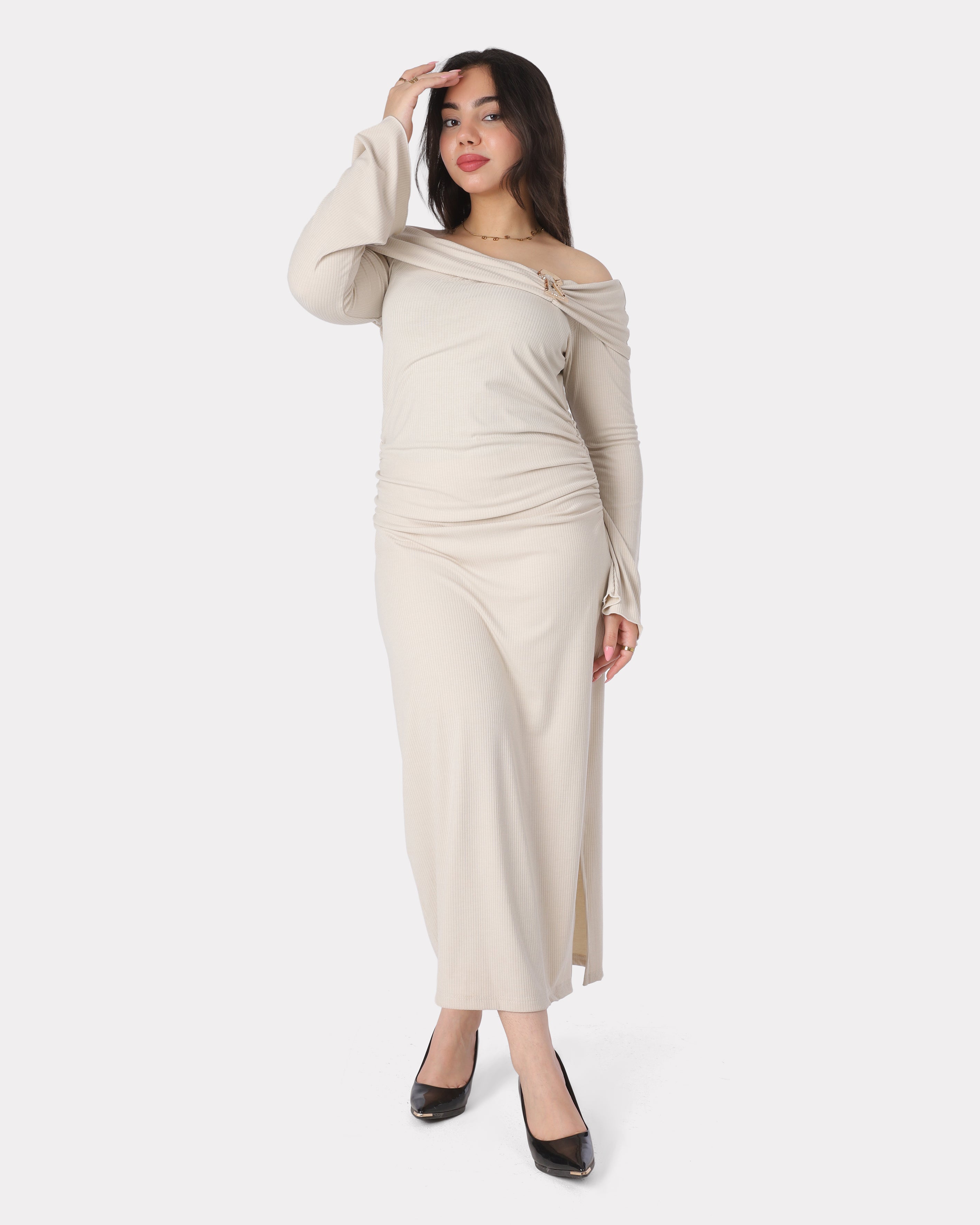 Off-Shoulder Bodycon Dress 2000/232