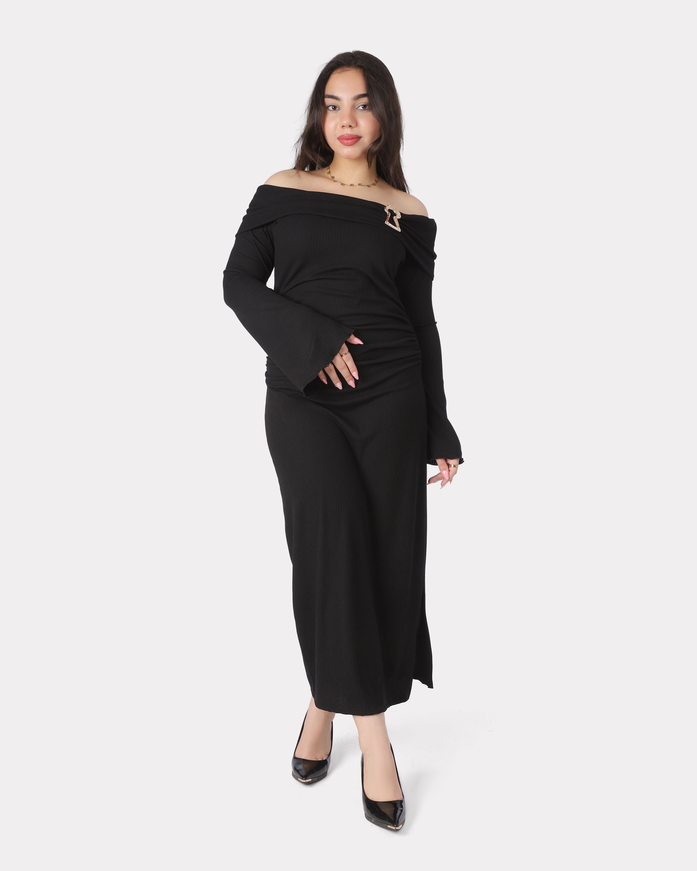 Off-Shoulder Bodycon Dress 2000/232