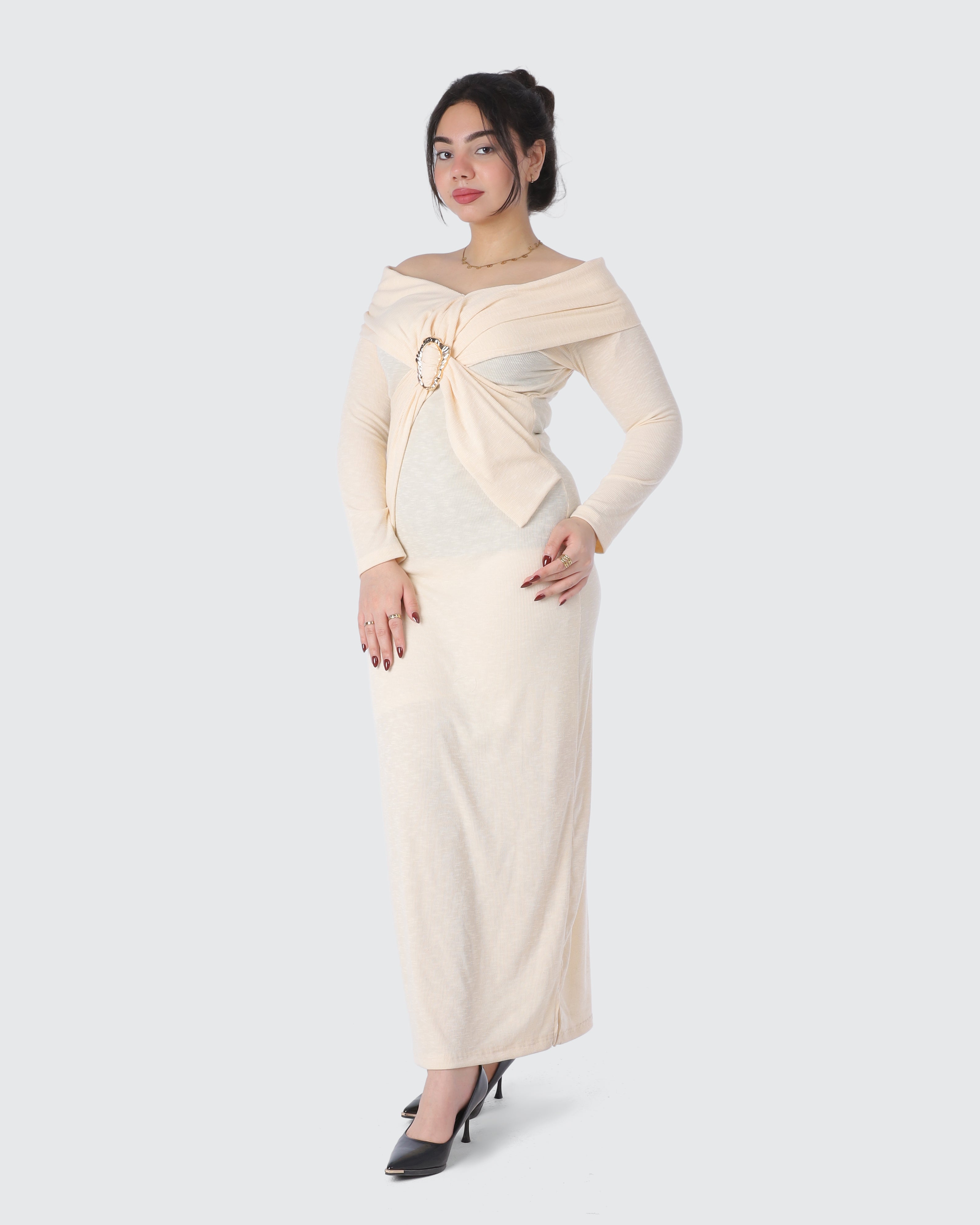 Off-Shoulder Bodycon Dress 2000/234