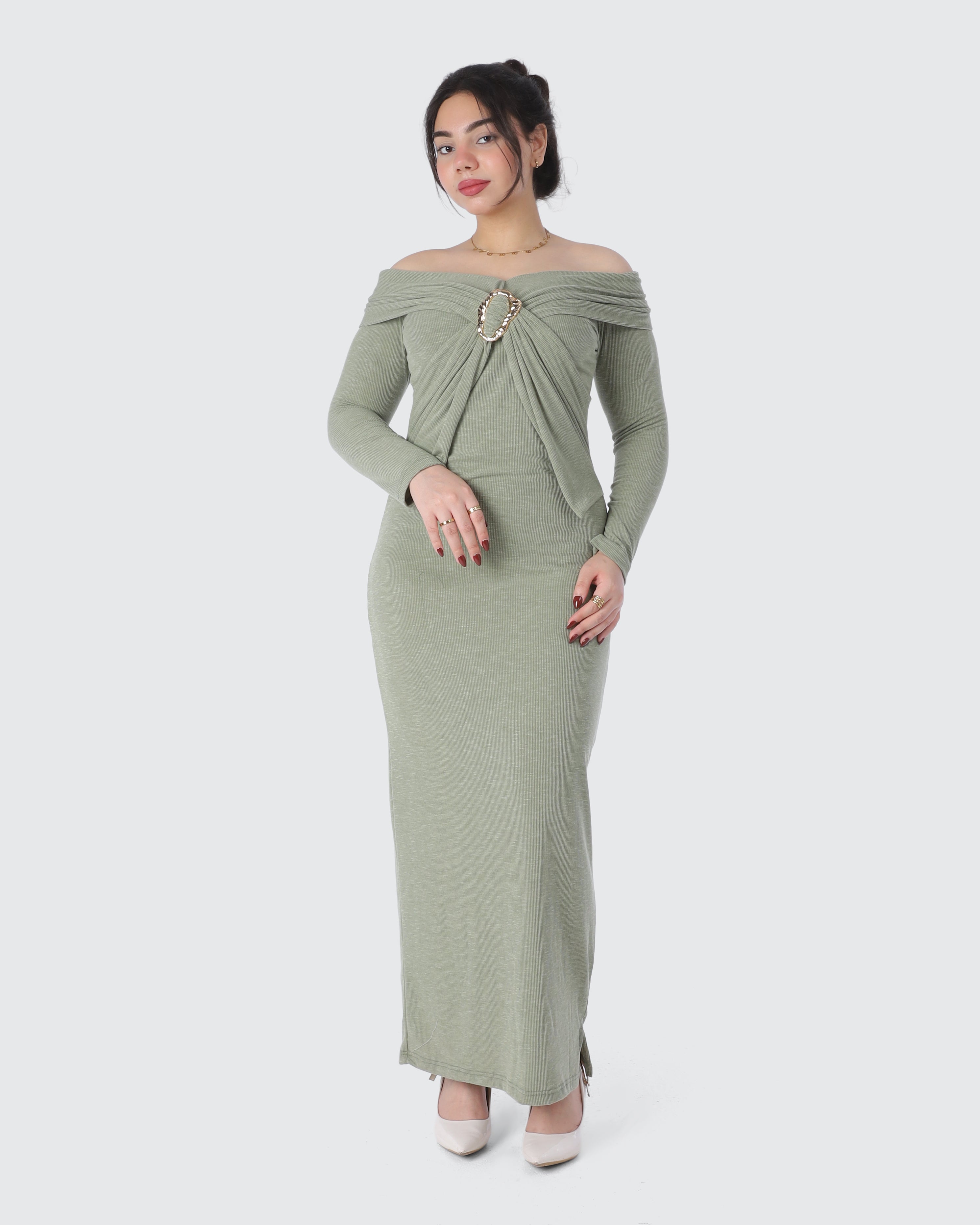 Off-Shoulder Bodycon Dress 2000/234