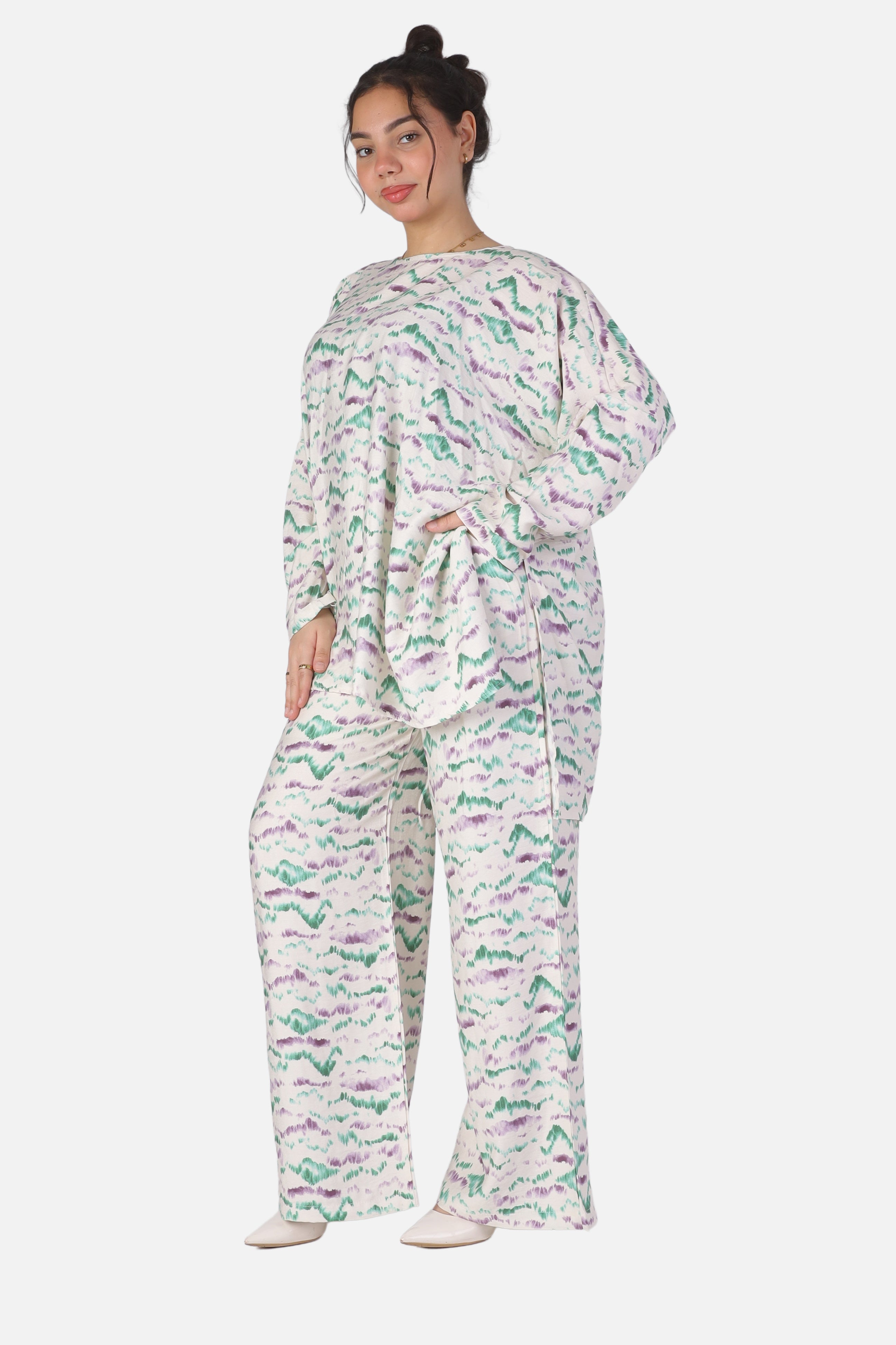 Printed Oversized Matching Set 2000/268/1