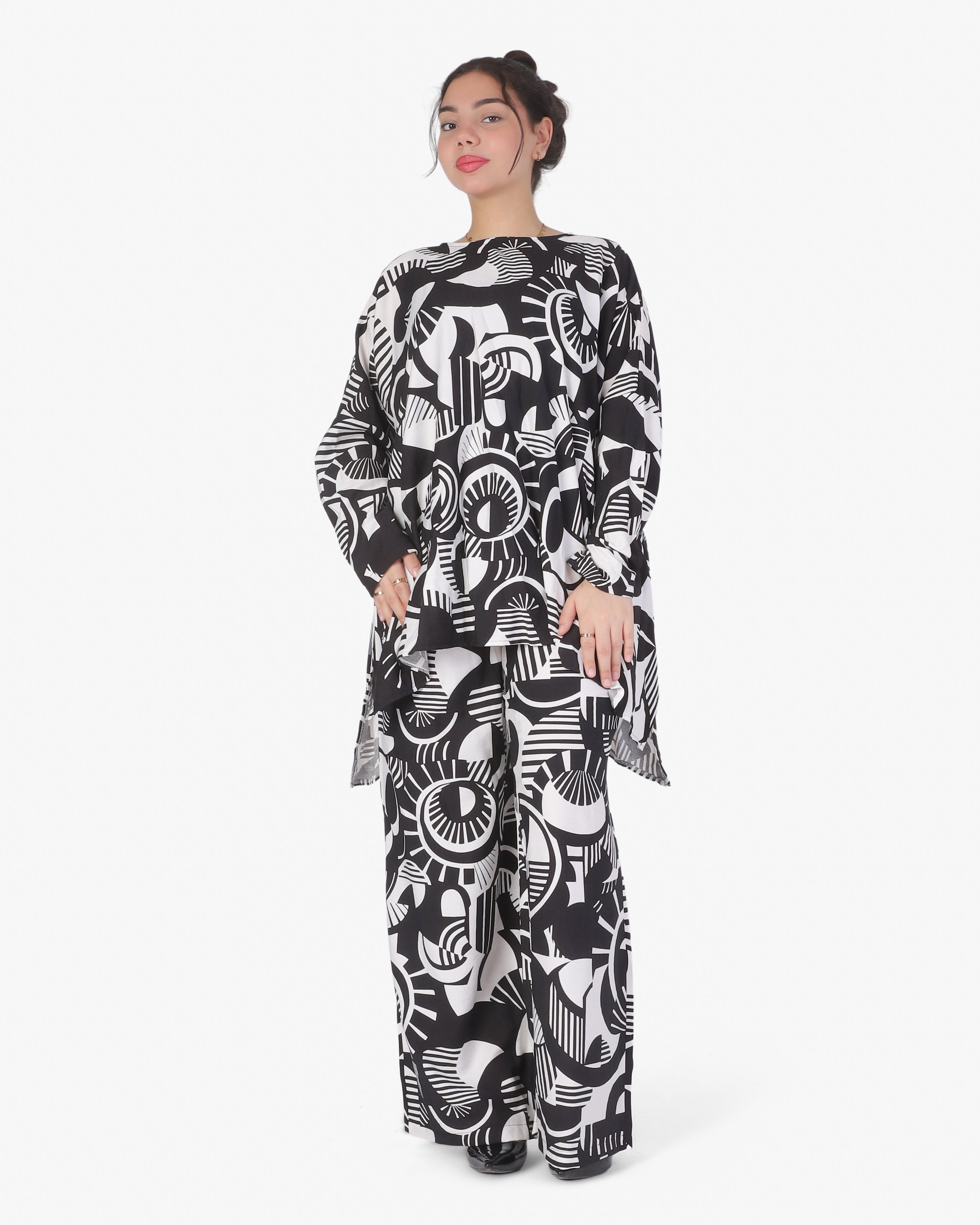 Relaxed Fit Printed Matching Set 2000/268/2