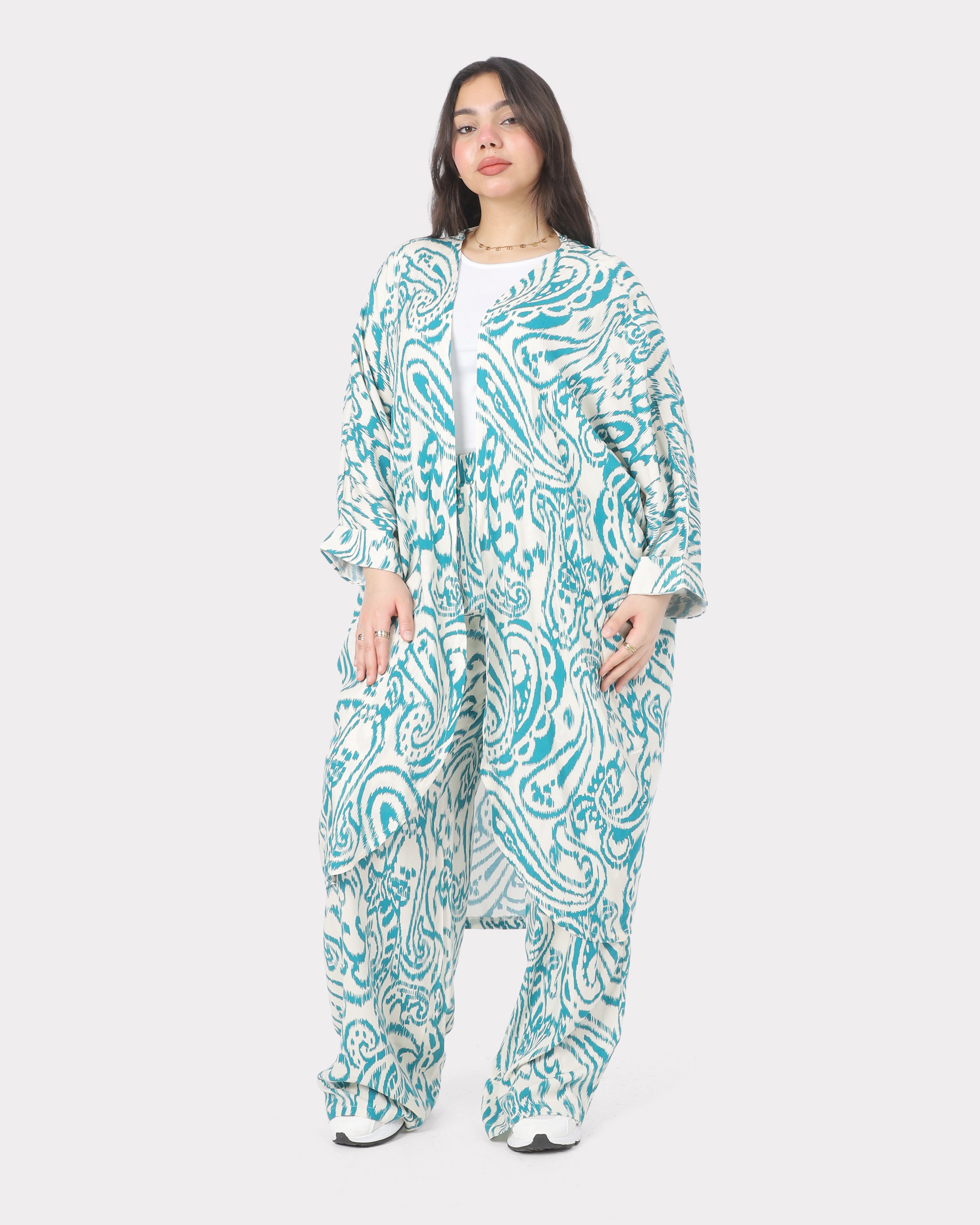Paisley Print Kimono Co-Ord Set 2002/055