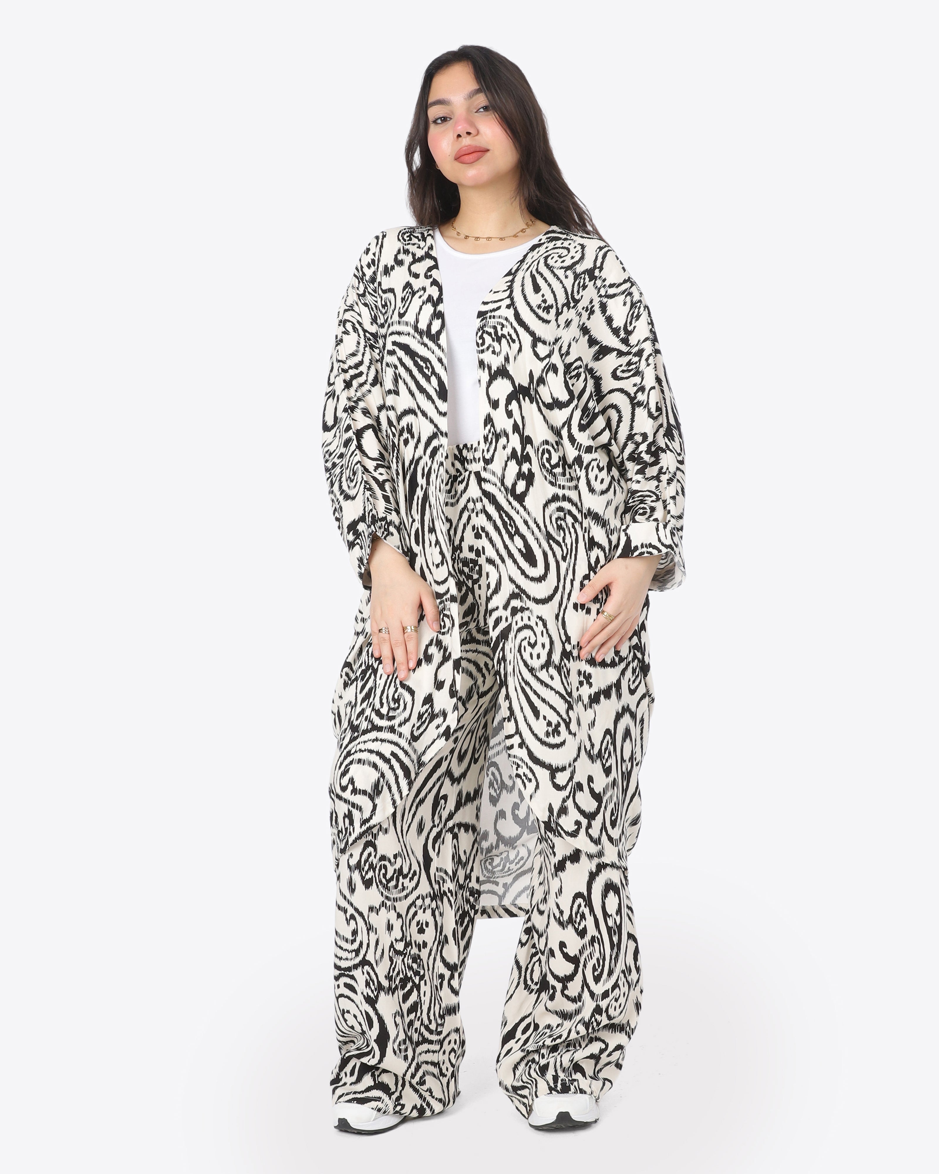 Paisley Print Kimono Co-Ord Set 2002/055