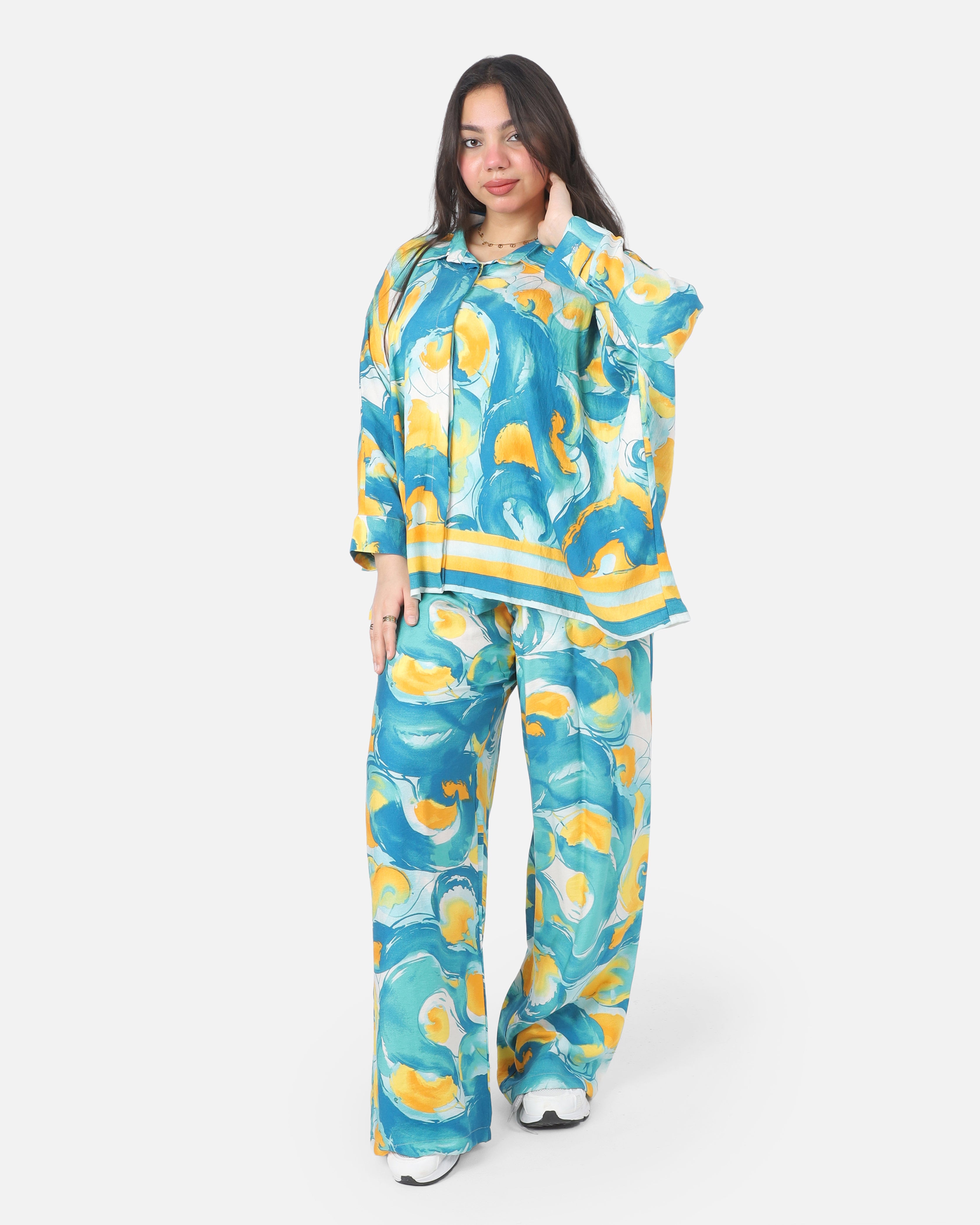 Artistic Print Two-Piece Set 2002/139/1