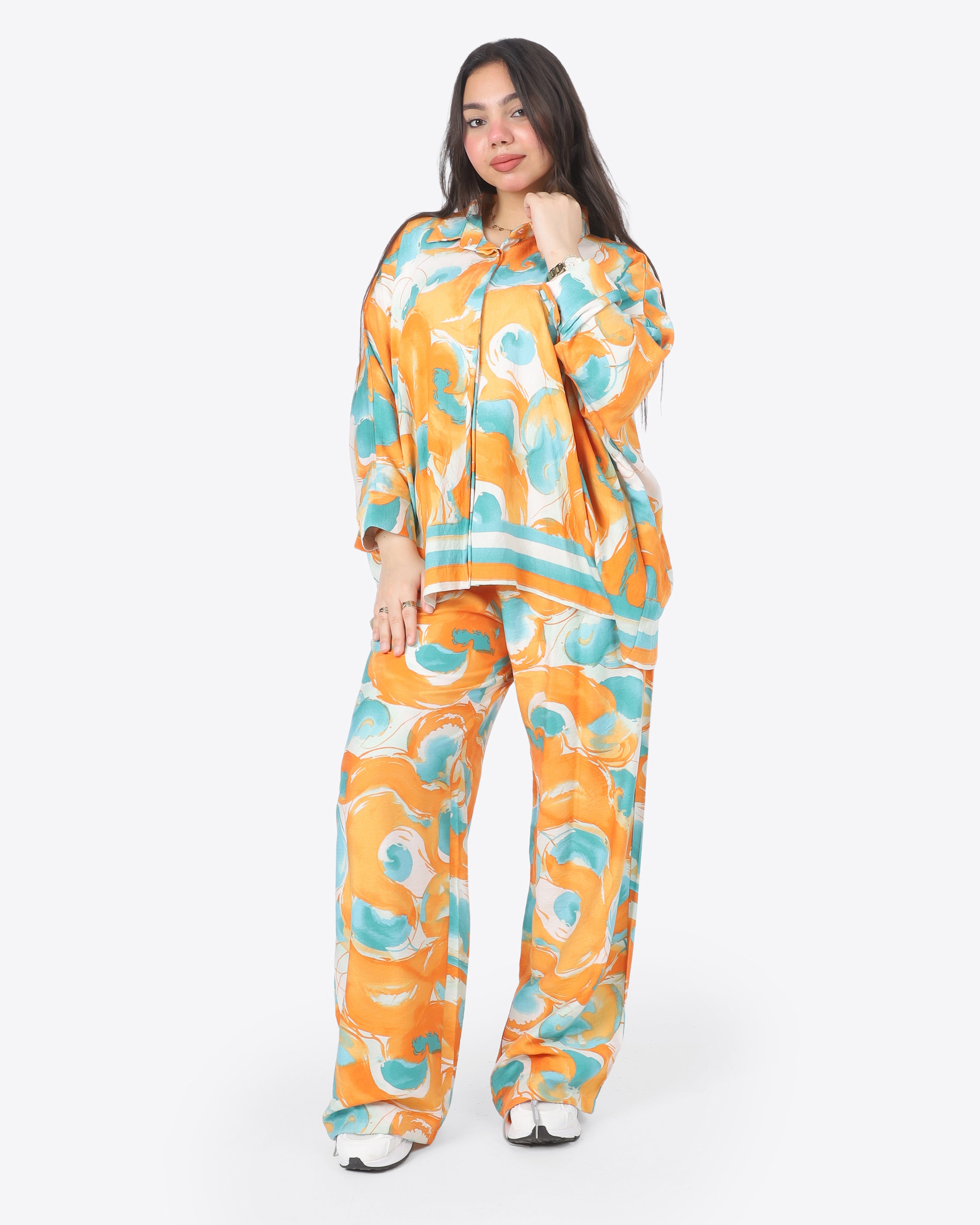 Artistic Print Two-Piece Set 2002/139/1