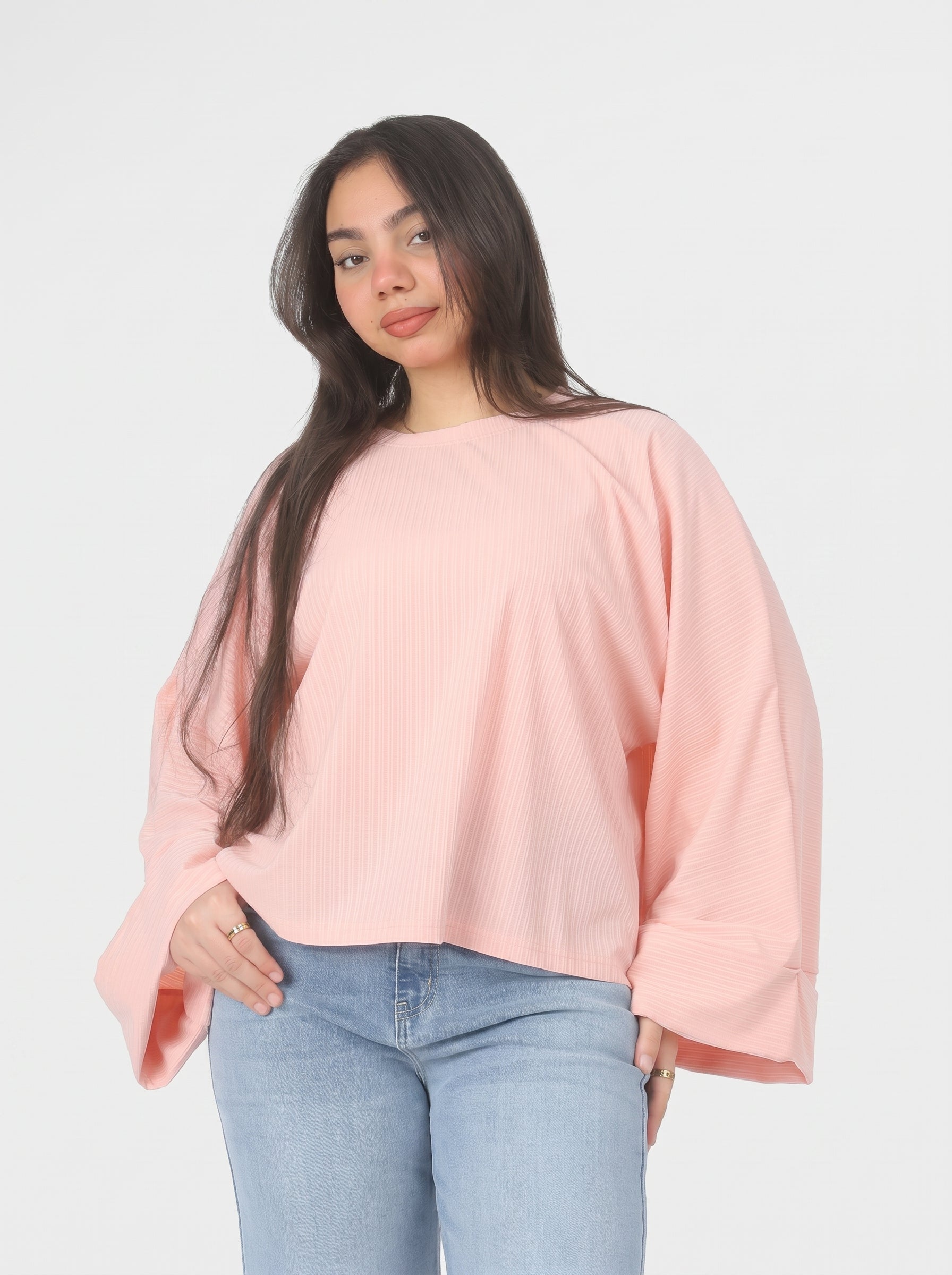 Oversized Blouse with Wide Sleeves 2002/152