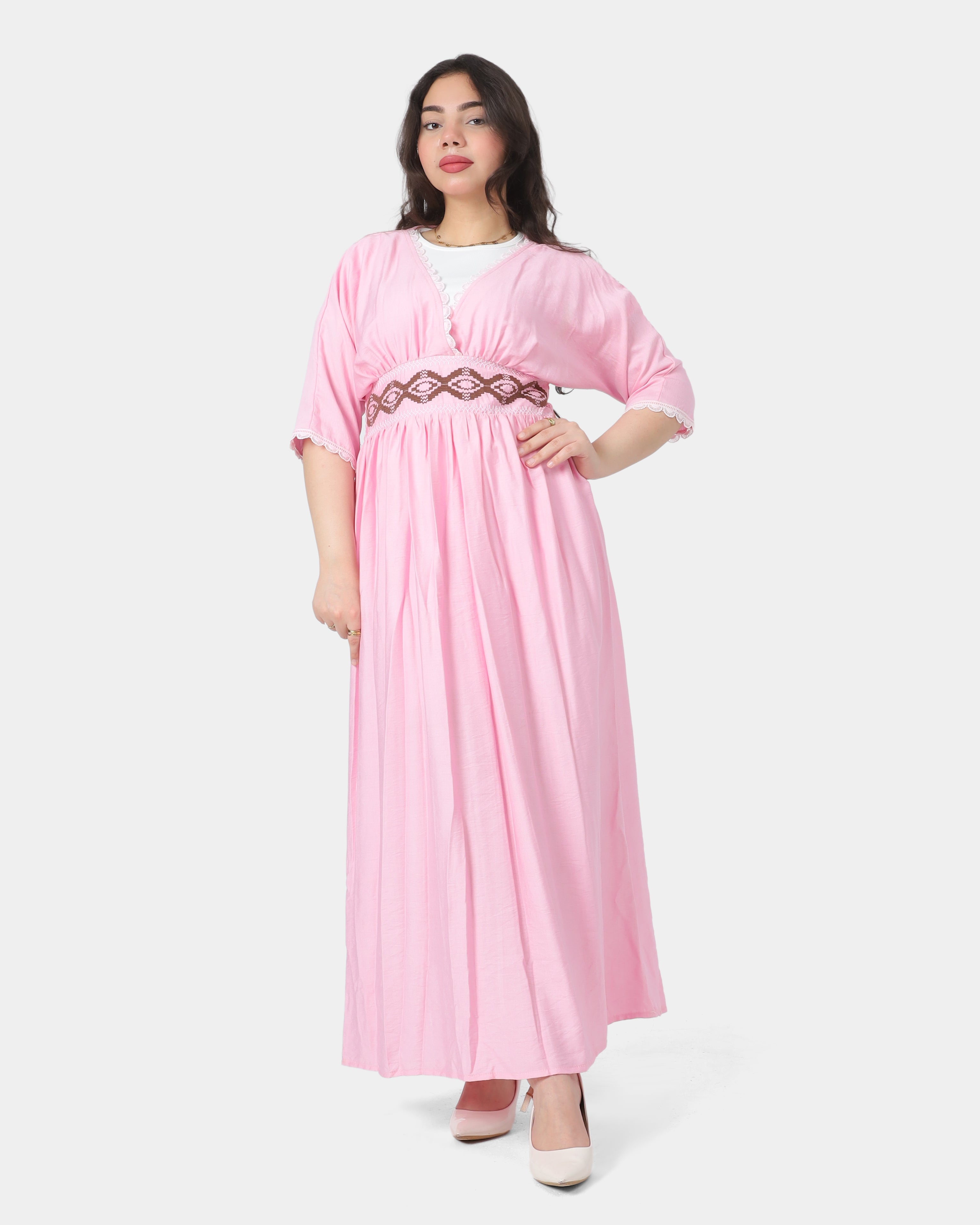 Half-Sleeve Maxi Dress 2003/088