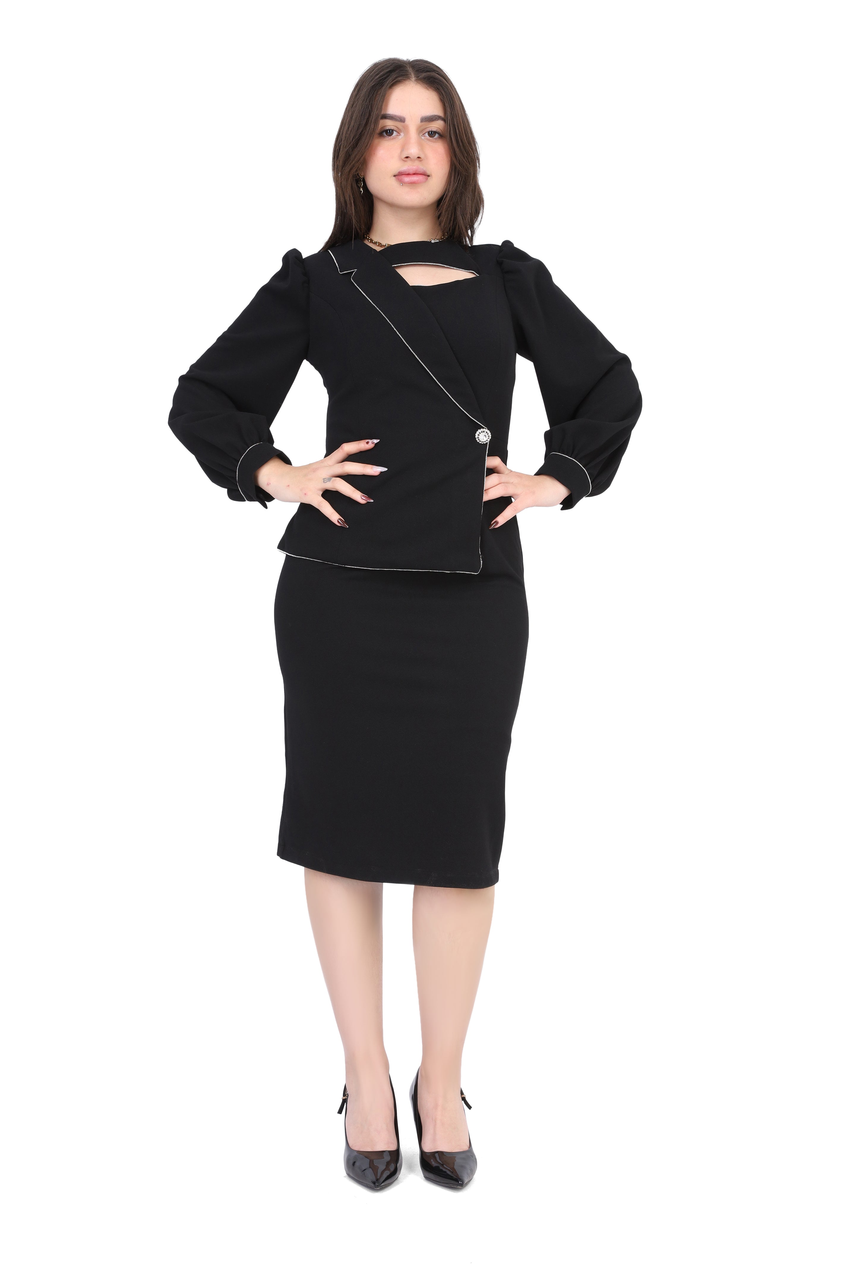 Blazer Style Midi Dress 2003/127