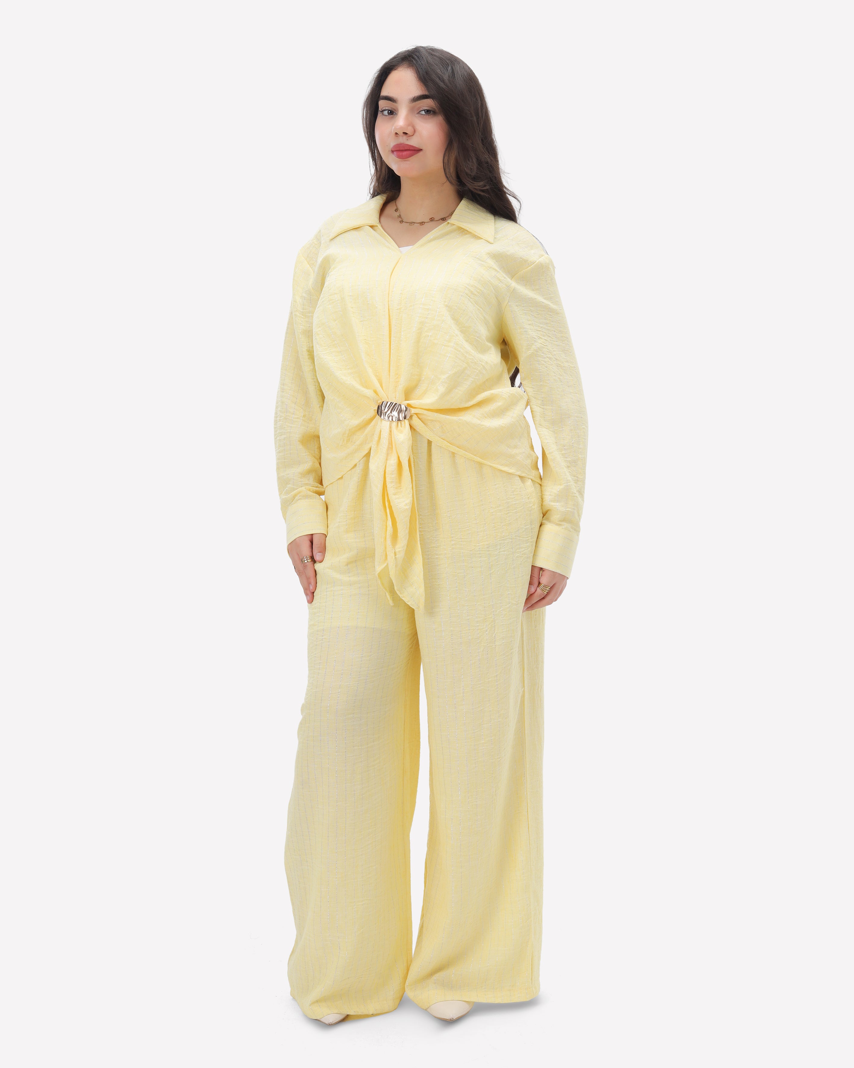 Textured Adjustable Buckle Co-Ord Set 2000/201