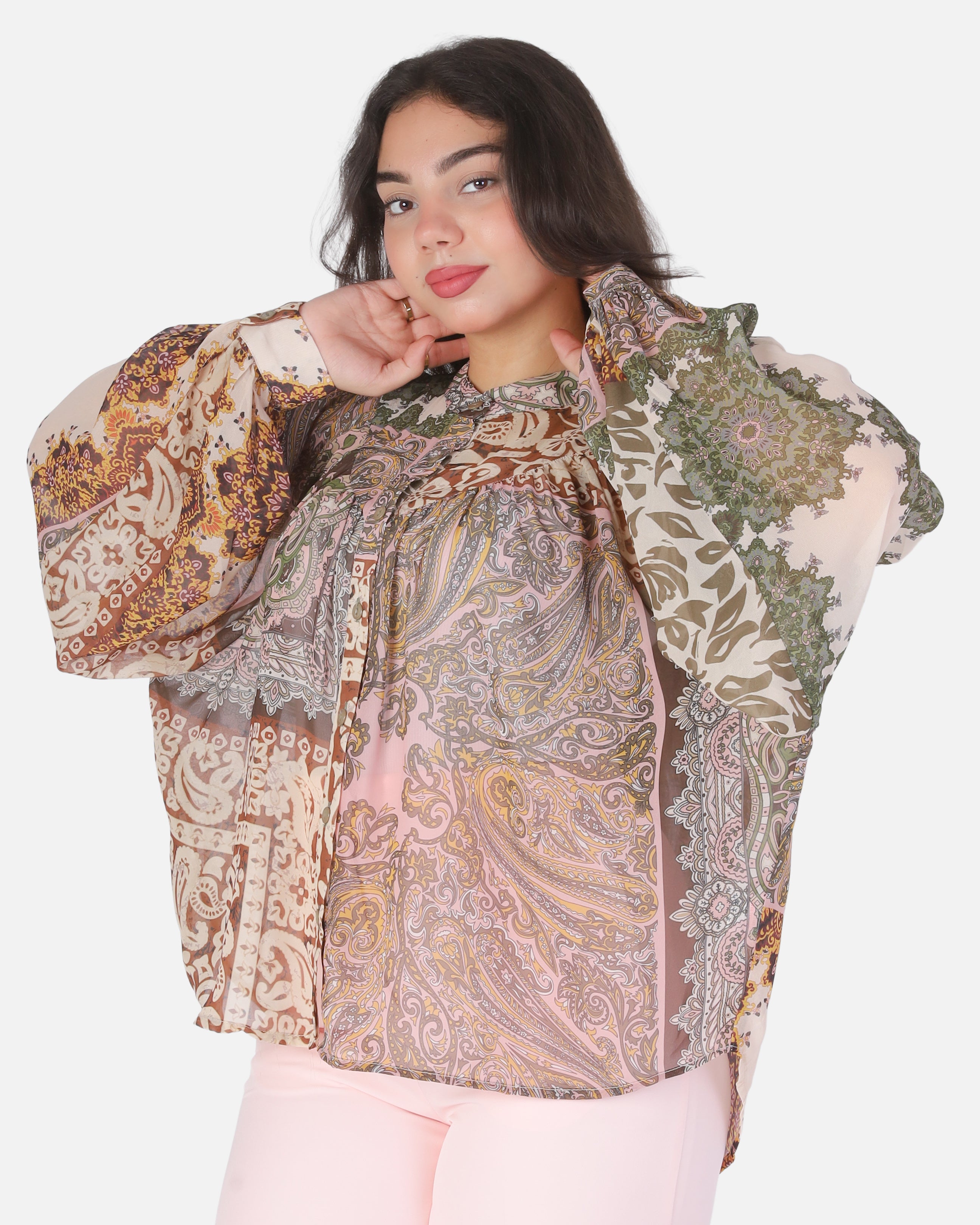 Printed Chiffon Blouse 2003/266