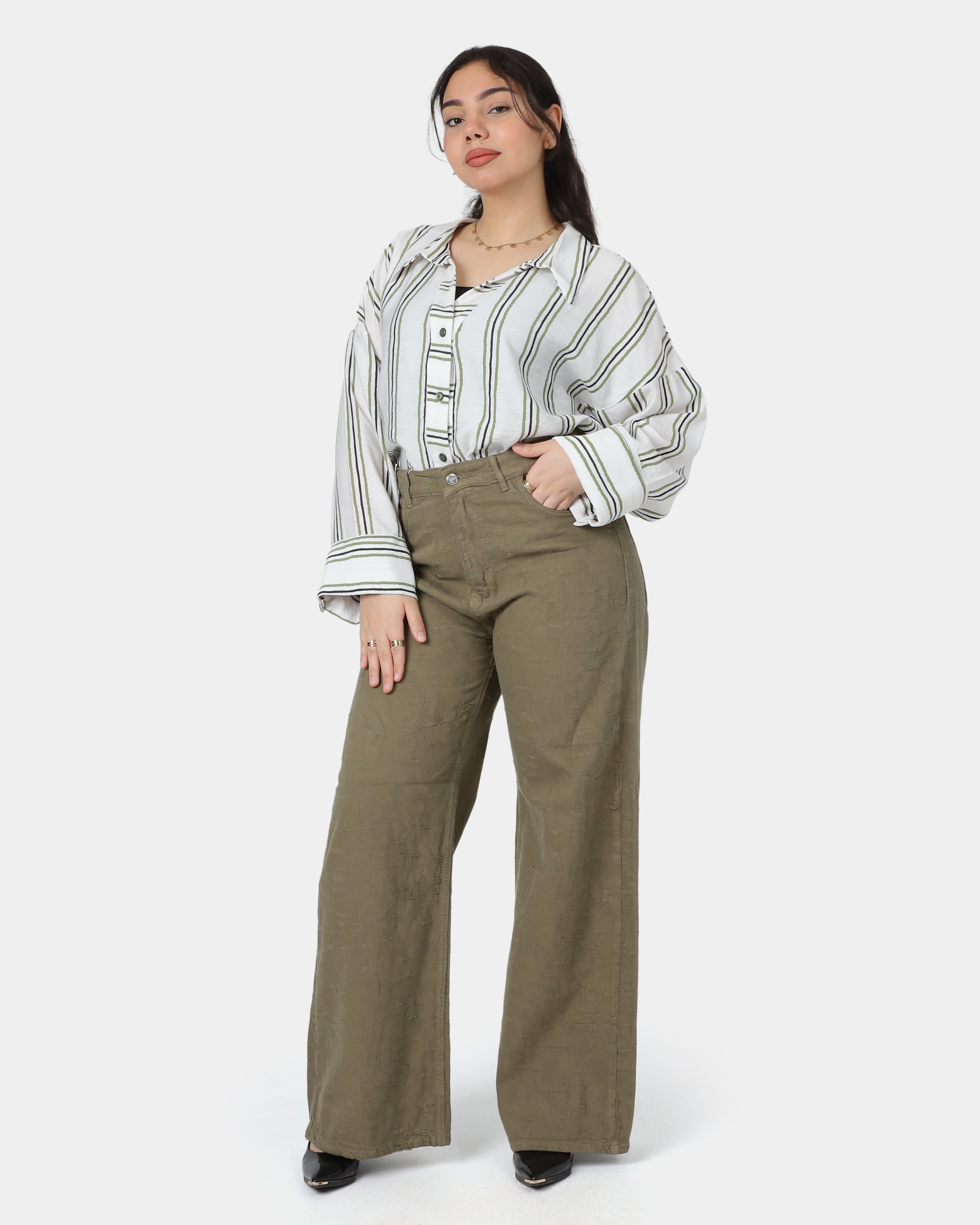 Oversized Striped Shirt 2006/073/1