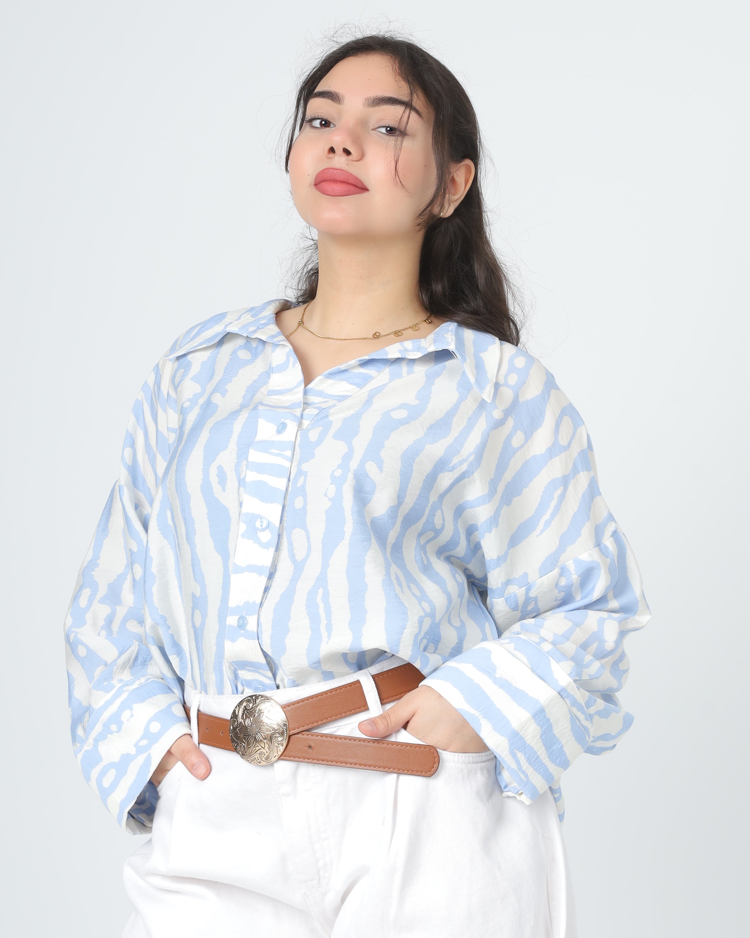 Oversized Printed Shirt 2006/073/2