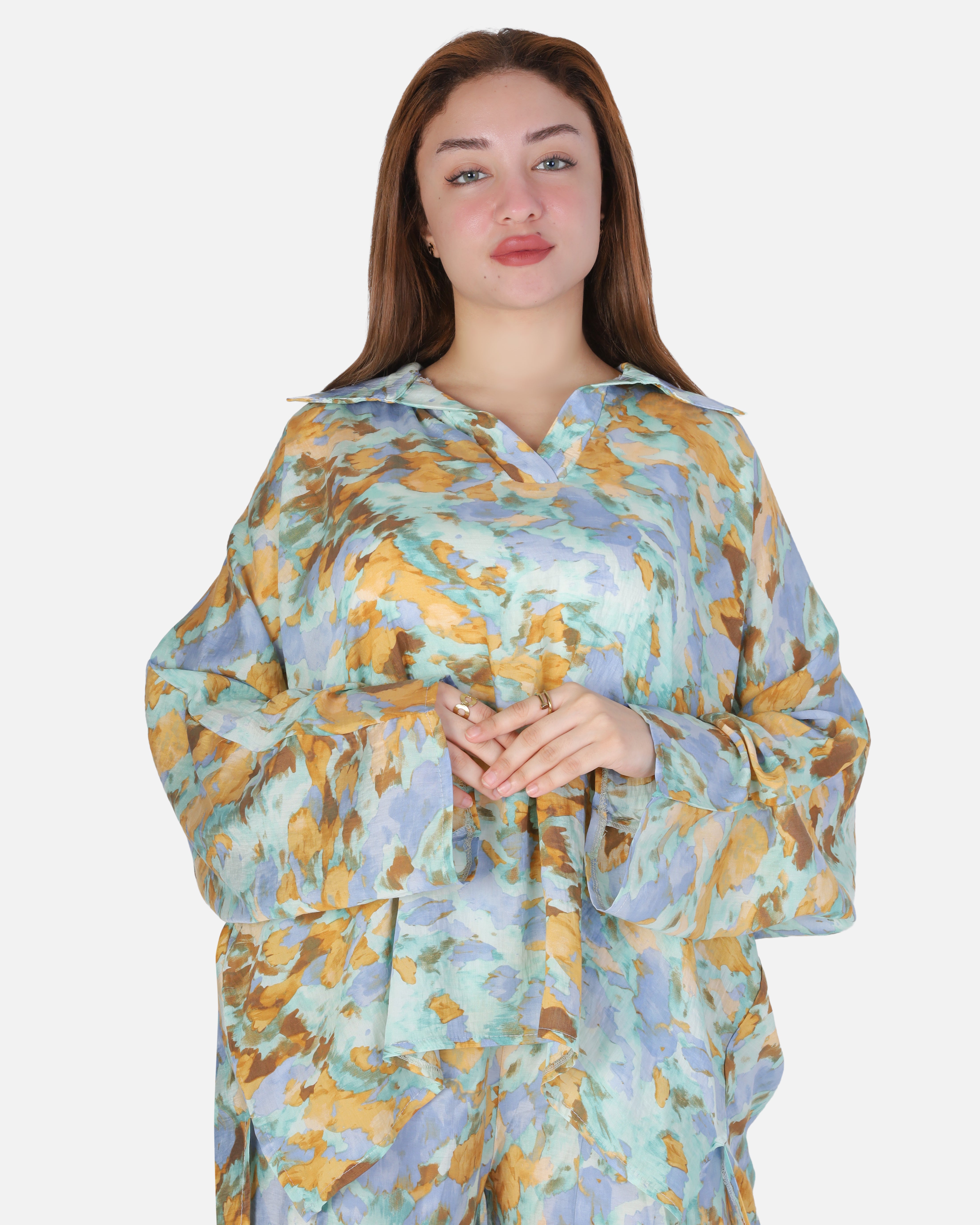 Oversized Printed Blouse 2006/282/2
