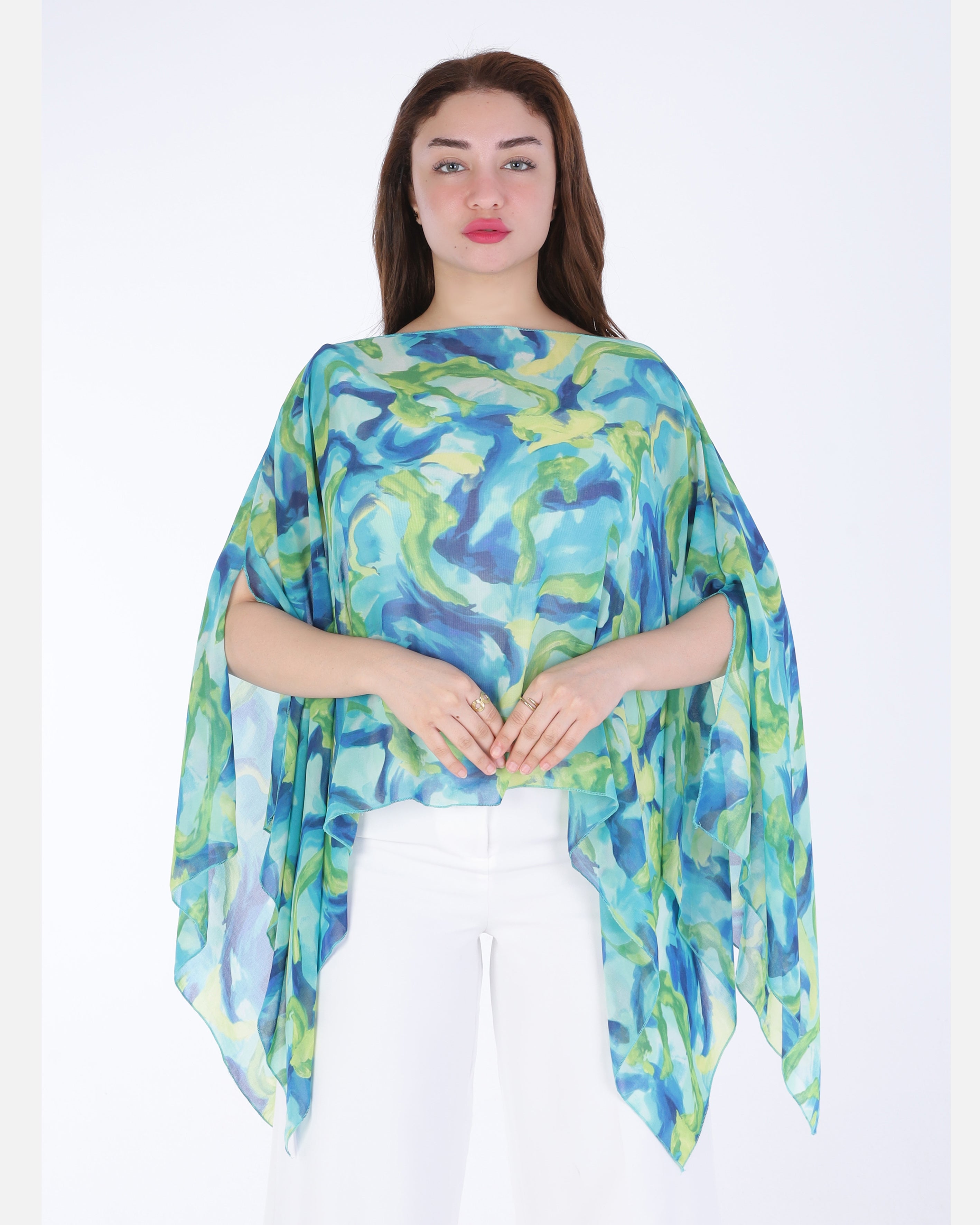 Short Chiffon Poncho 2006/286