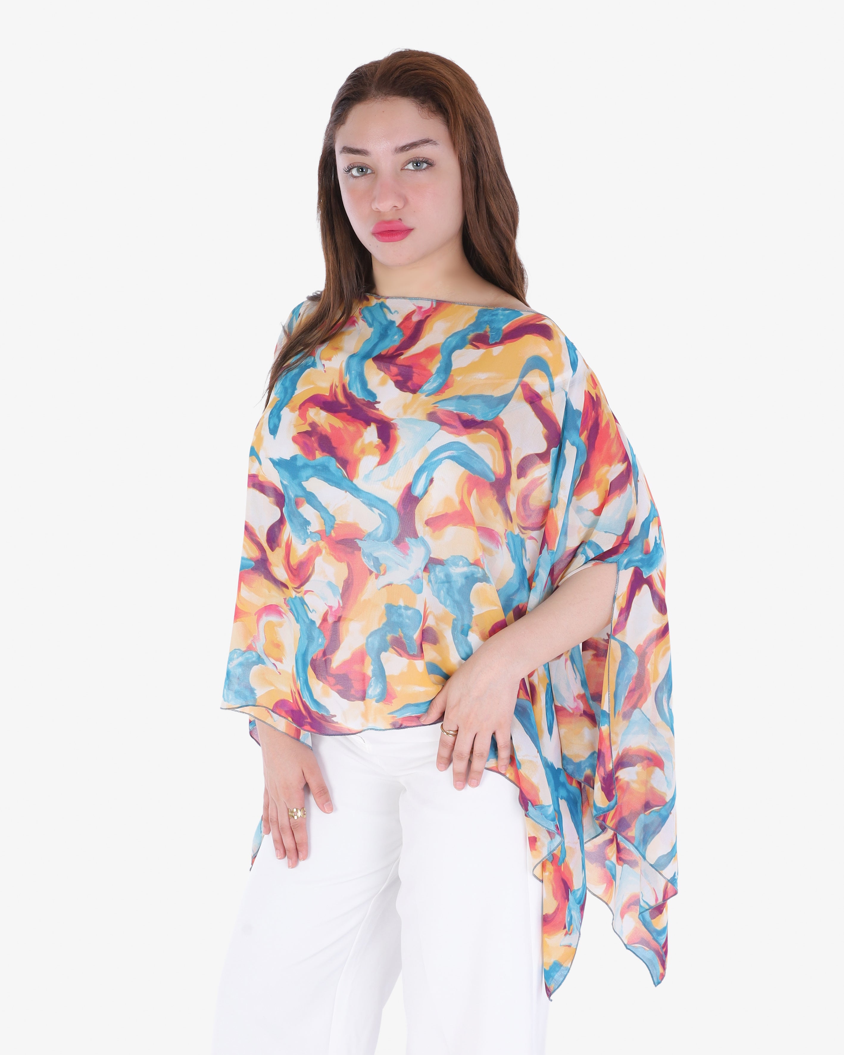 Short Chiffon Poncho 2006/286
