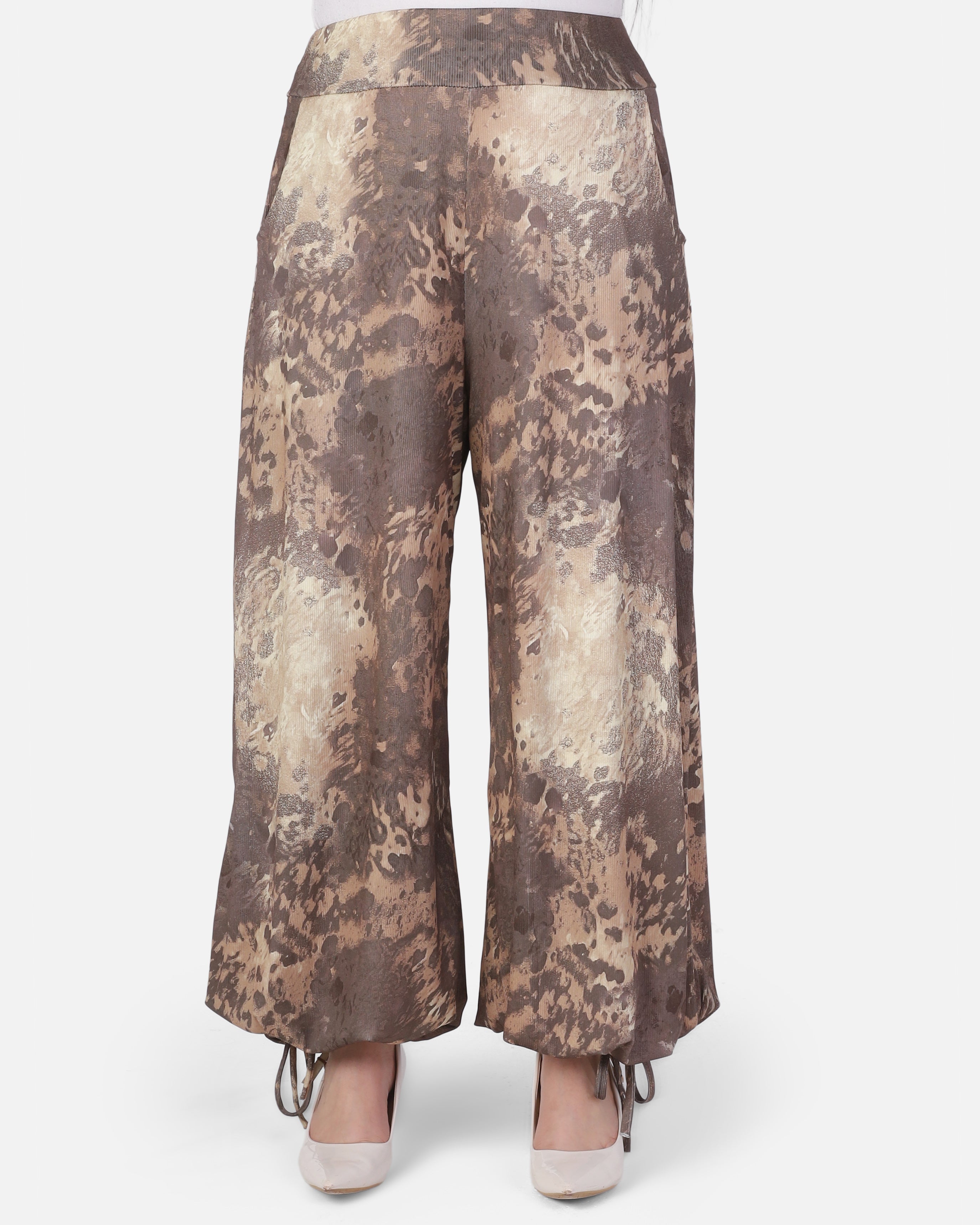 Printed Ankle-Tie Pants 2011/258/1