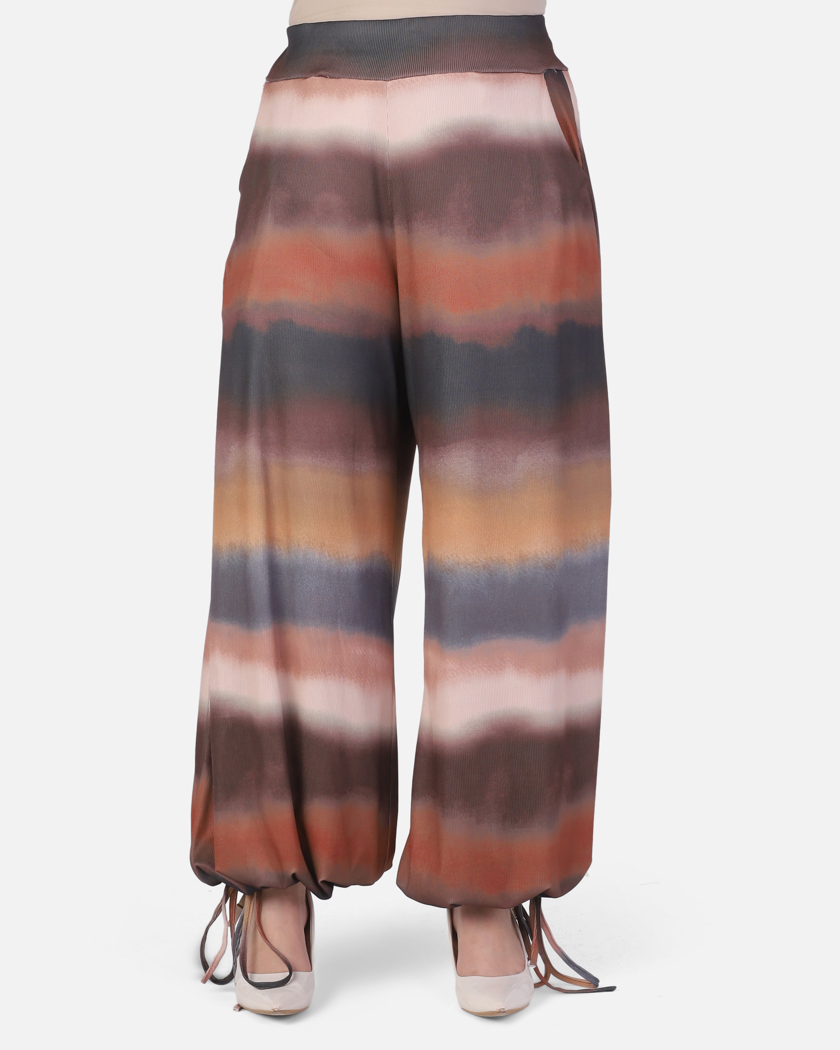 Printed Pants with Adjustable Ankle Tie 2011/258/2