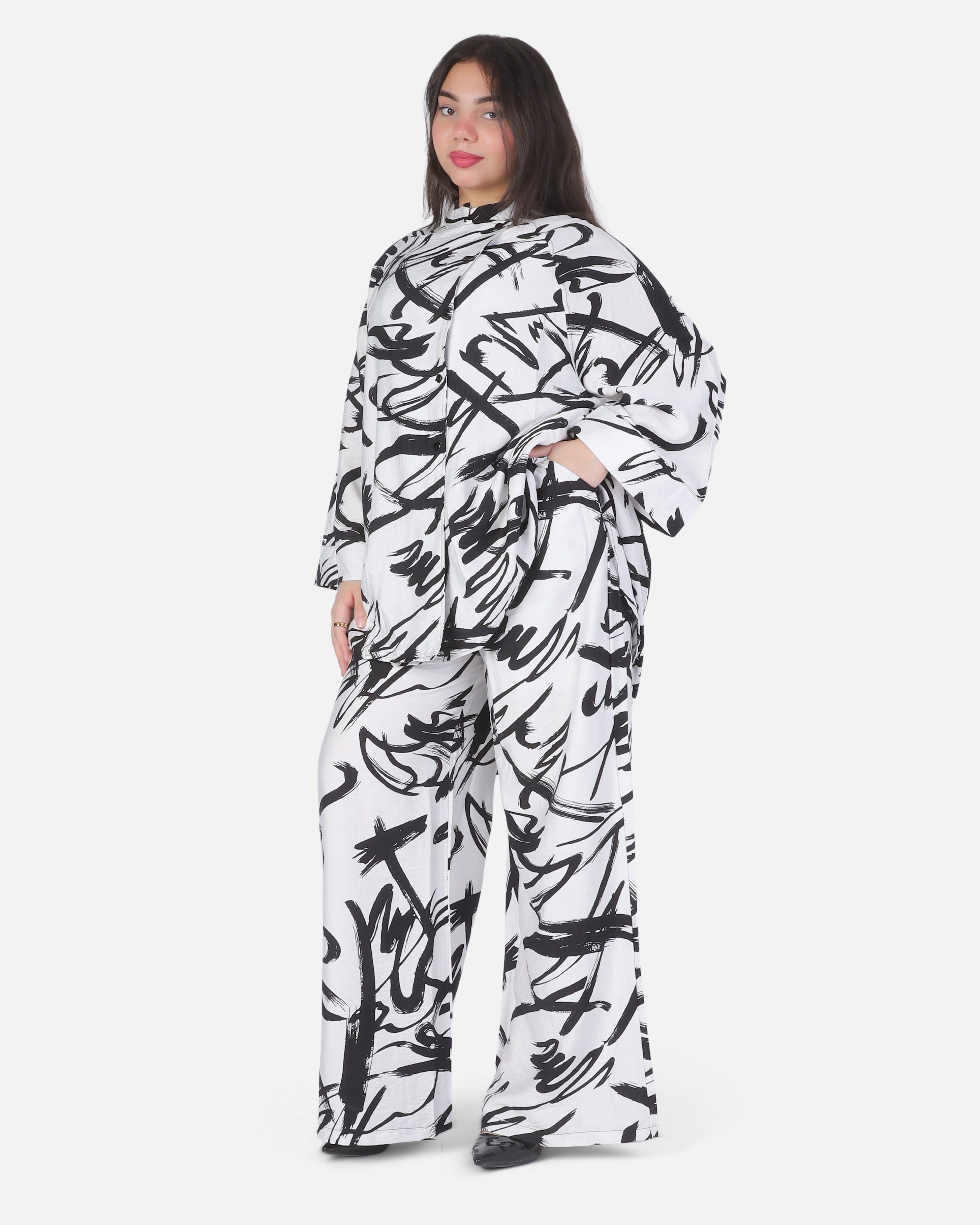 Printed Oversized Matching Set 2014/264/1