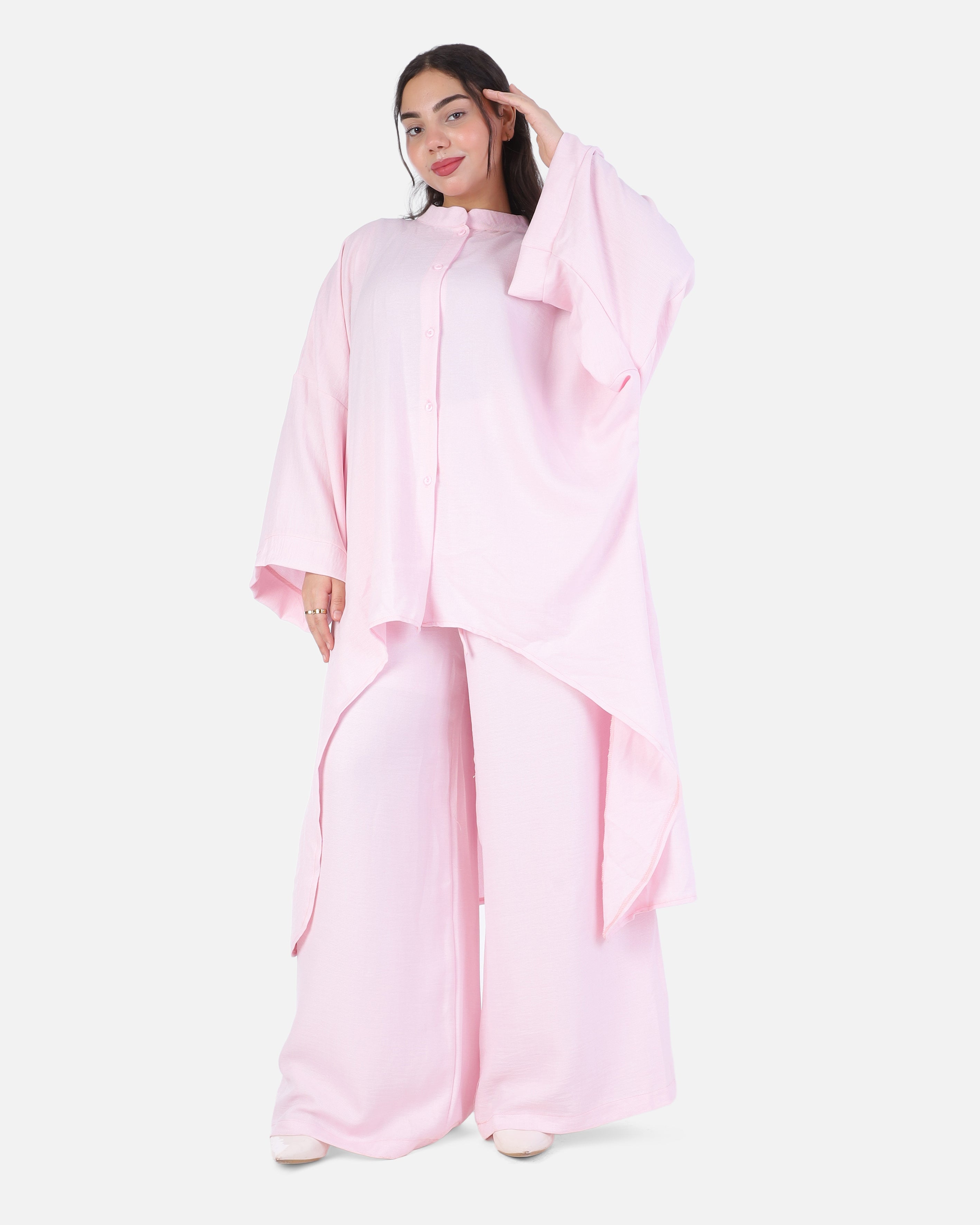 Oversized Two-Piece Set with Long Shirt 2014/265/2