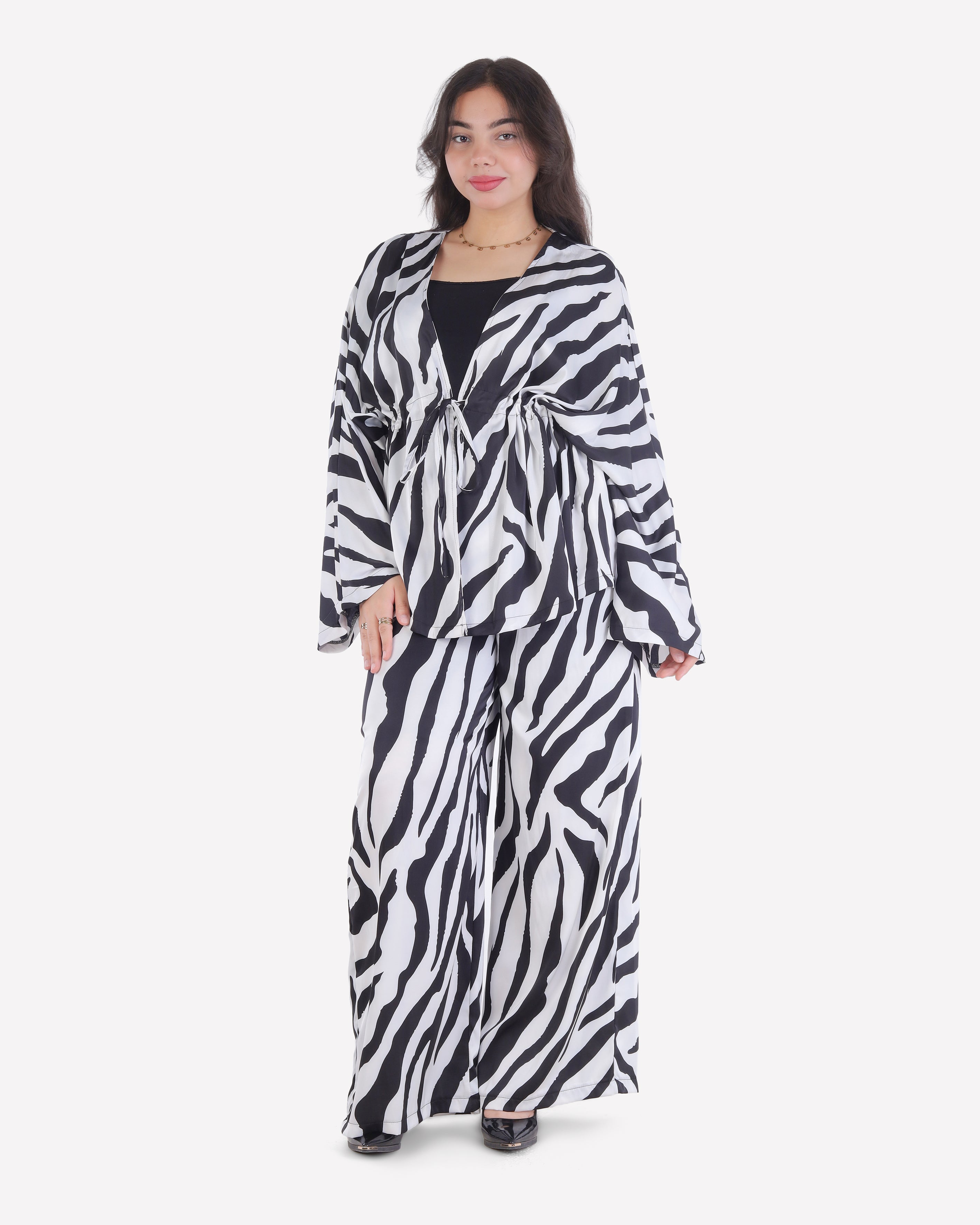 Zebra Print Modest Two-Piece Set 2014/279/3