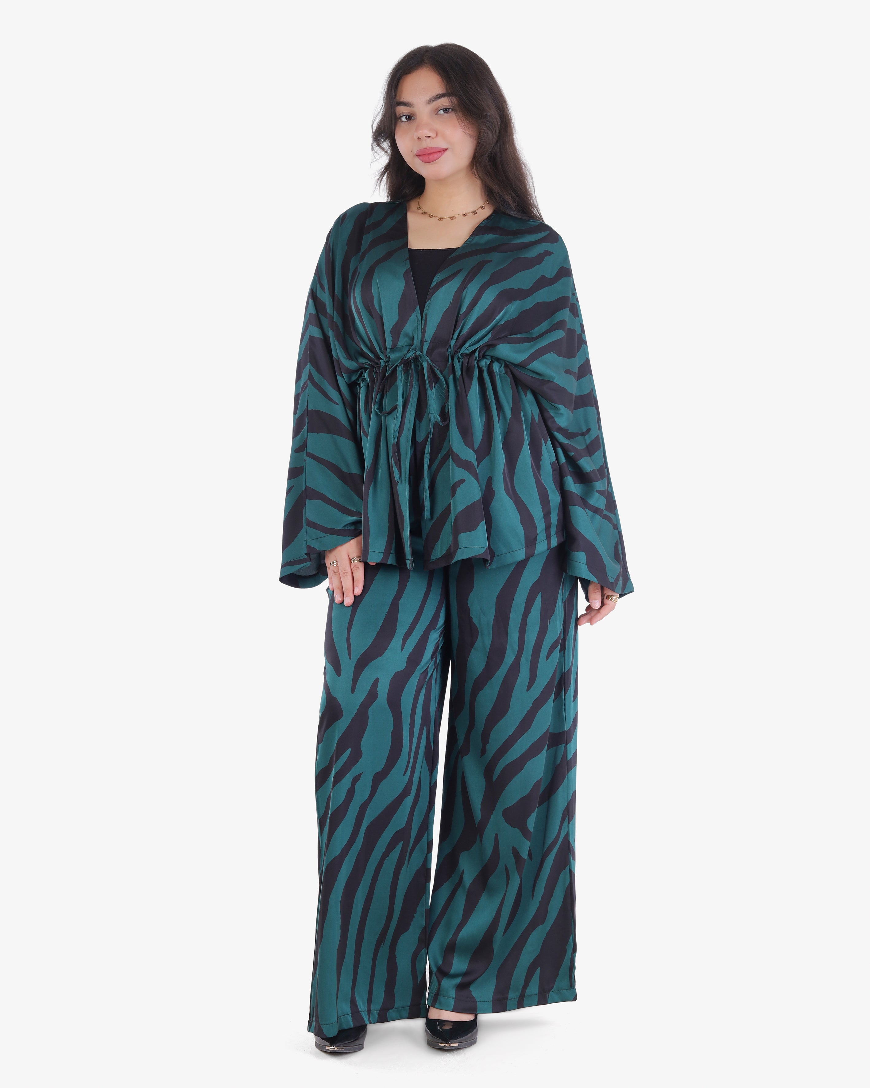 Zebra Print Modest Two-Piece Set 2014/279/3