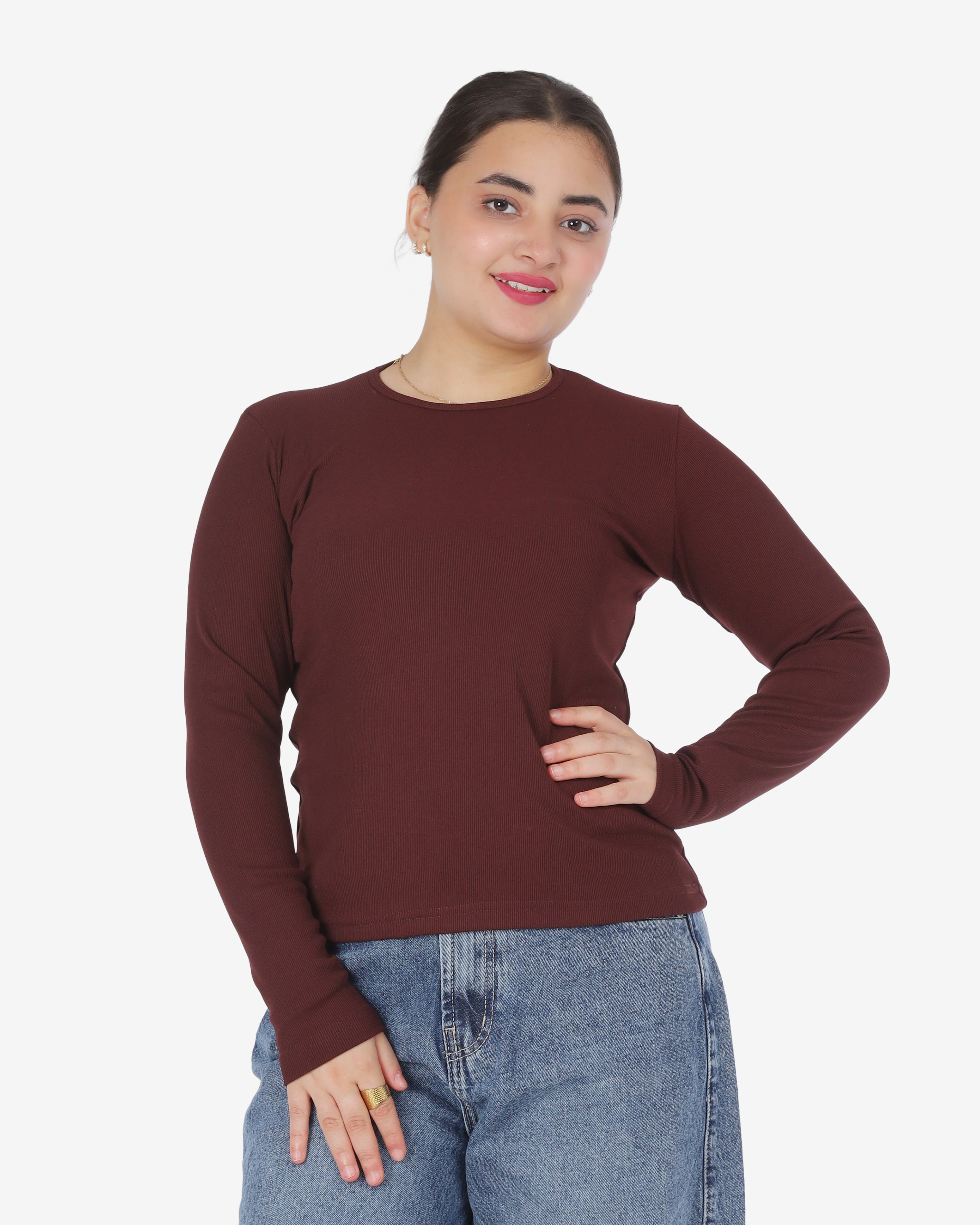 Classic basic Long Sleeve Top 2039102