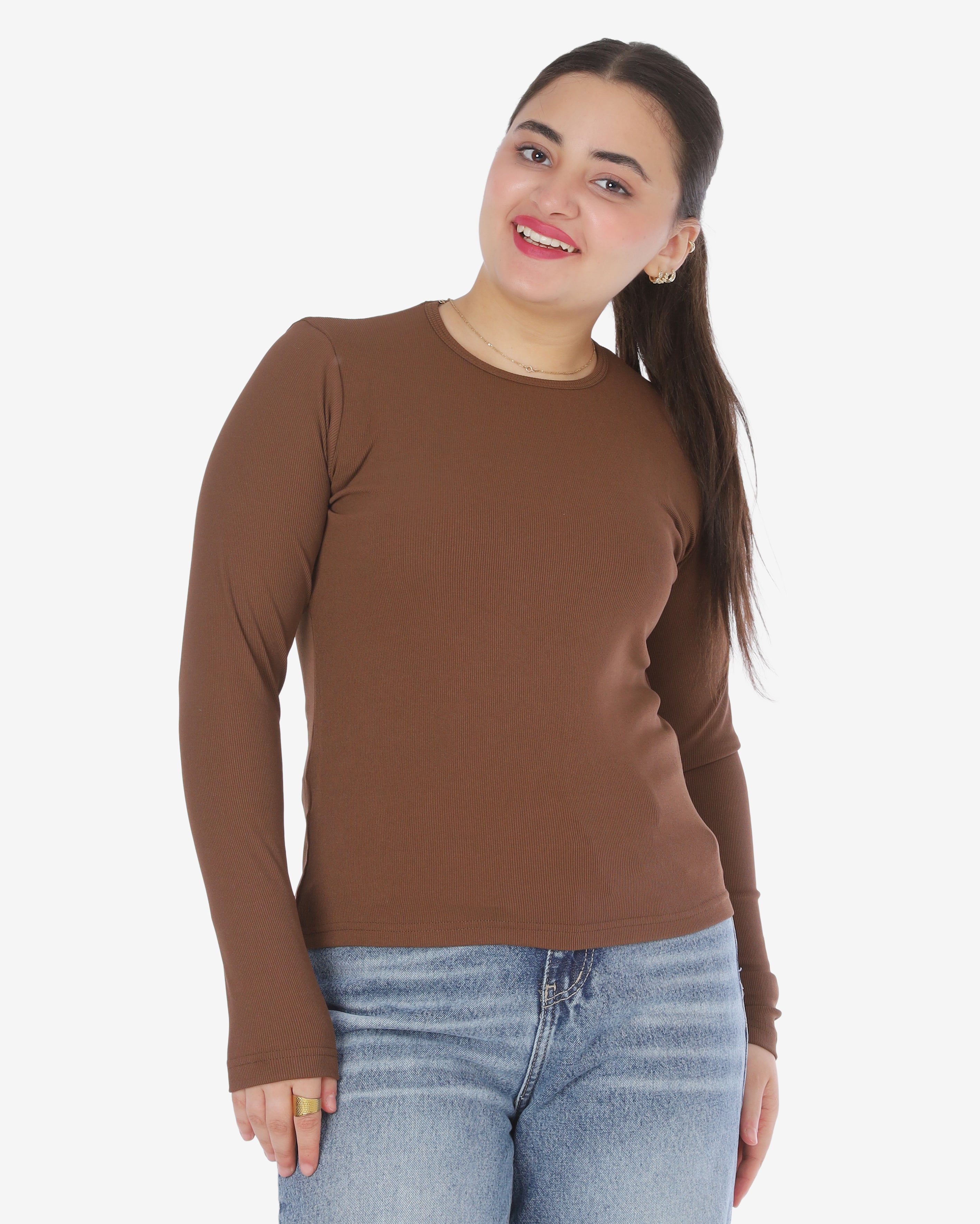 Classic basic Long Sleeve Top 2039102