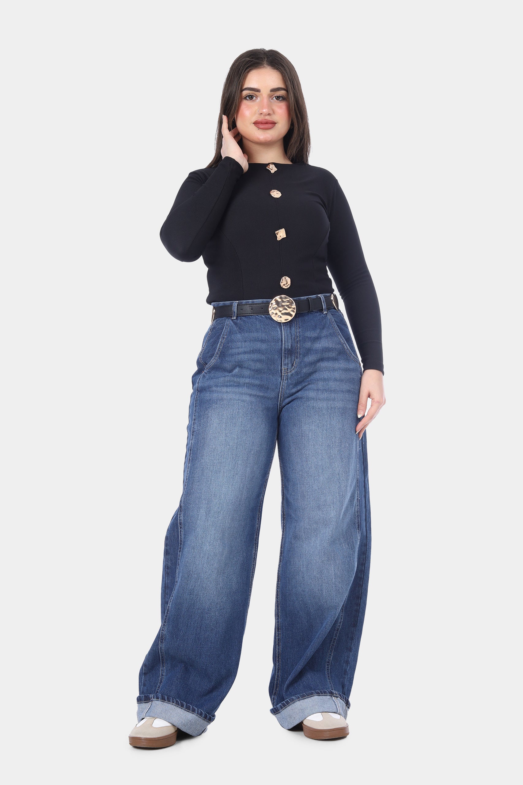 High-Waist Wide Leg Jeans 20683021