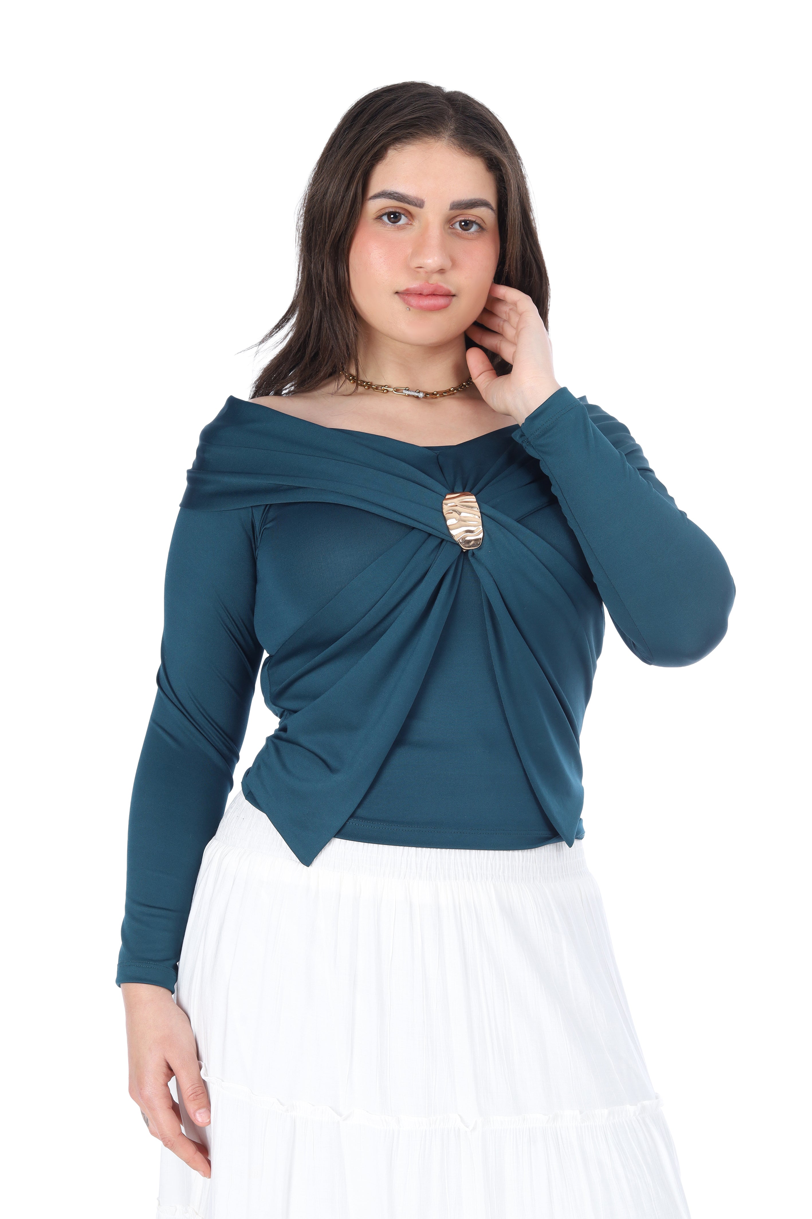 Trendy Off-Shoulder X Design 20482101