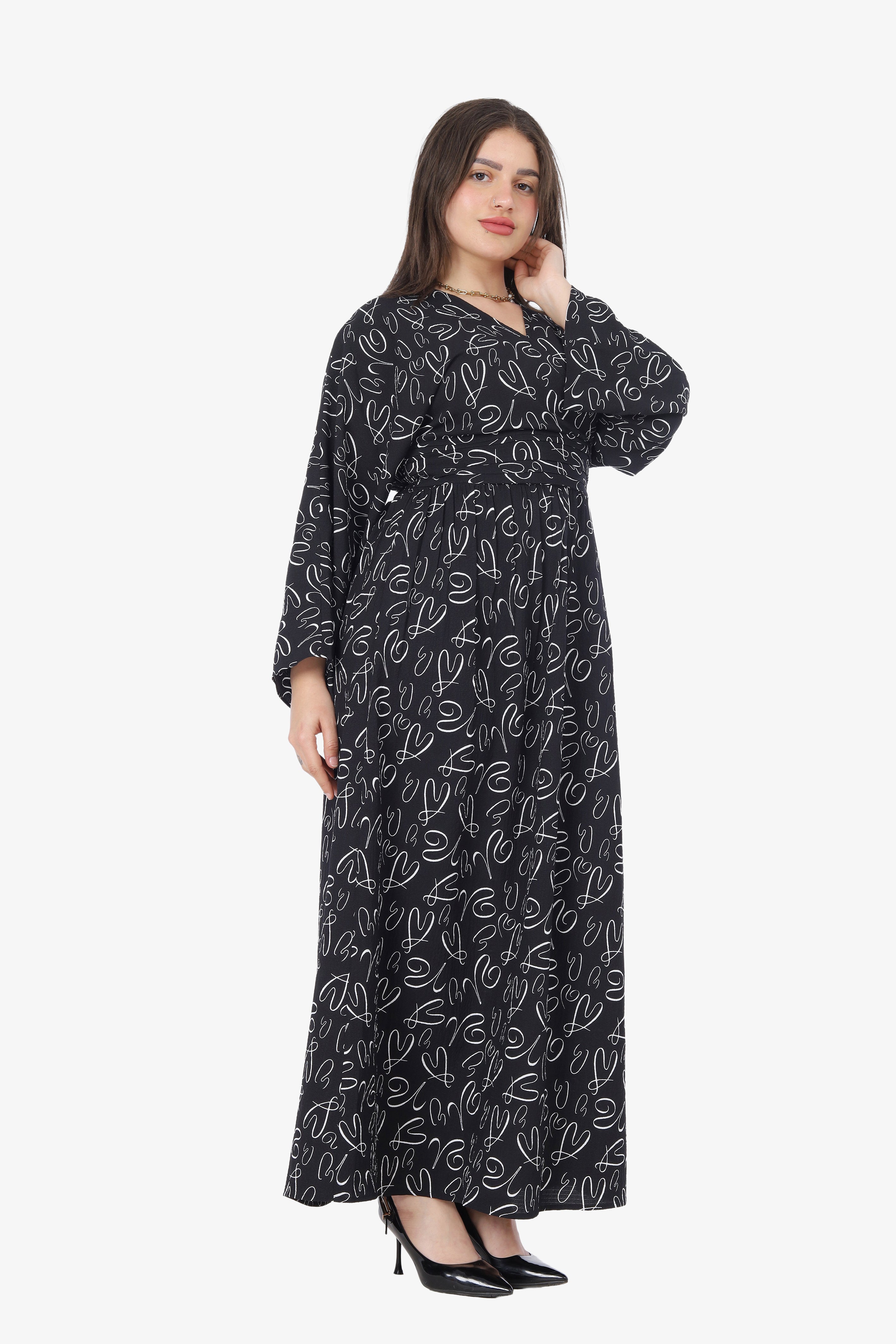Elegant V-Neck Long Maxi Dress 20539149